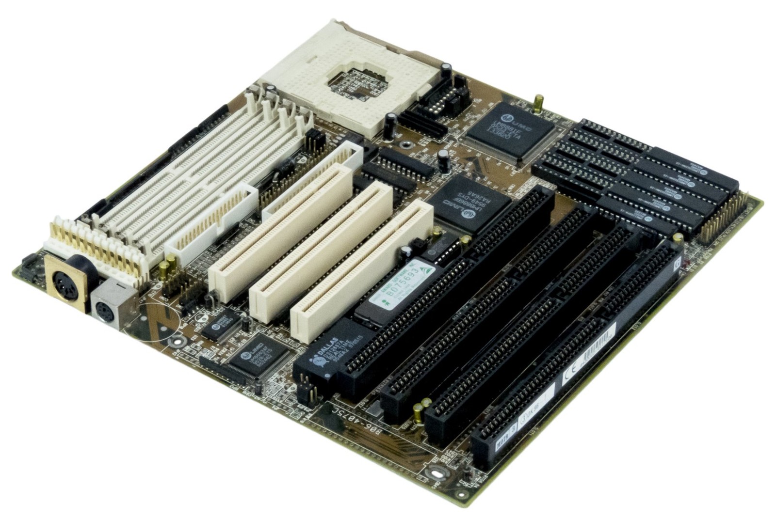 BIOSTAR MB-8433UUD-A VER:2 Socket 3 Mainboard SIMM PCI ISA AT