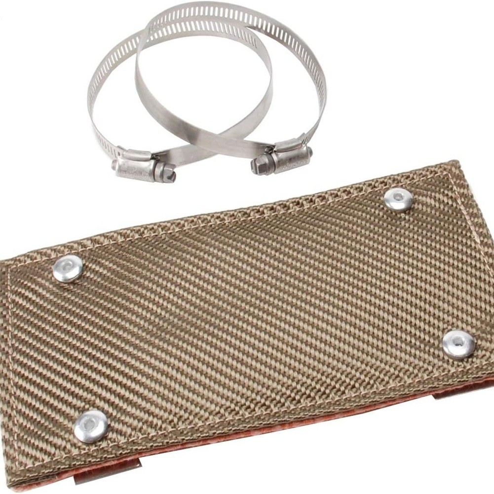 Pipe Temperature Exhaust Manifold Shield,4" X 8", High Temp Heat  O8V8