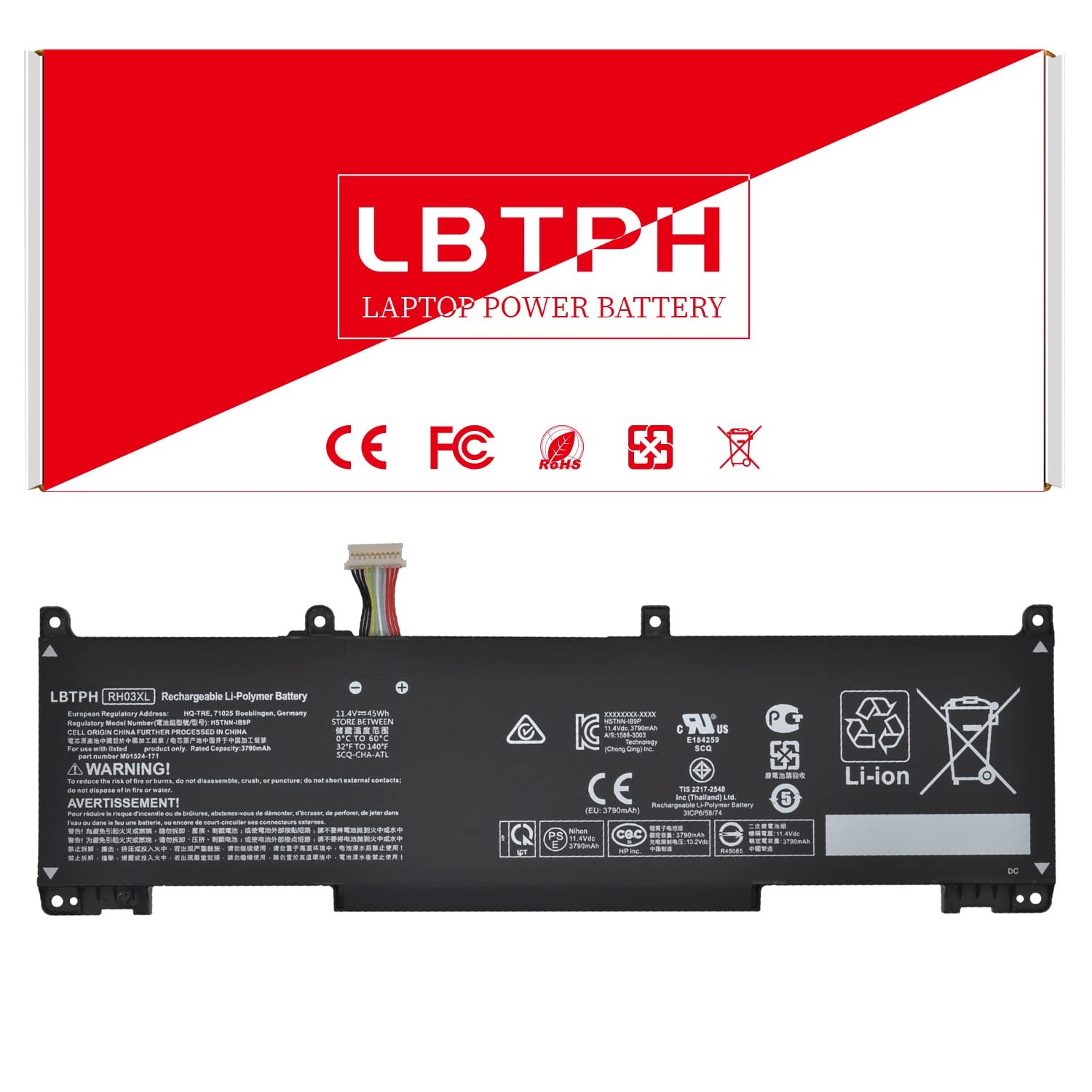 LBTECH RH03XL Laptop Battery for HP ProBook