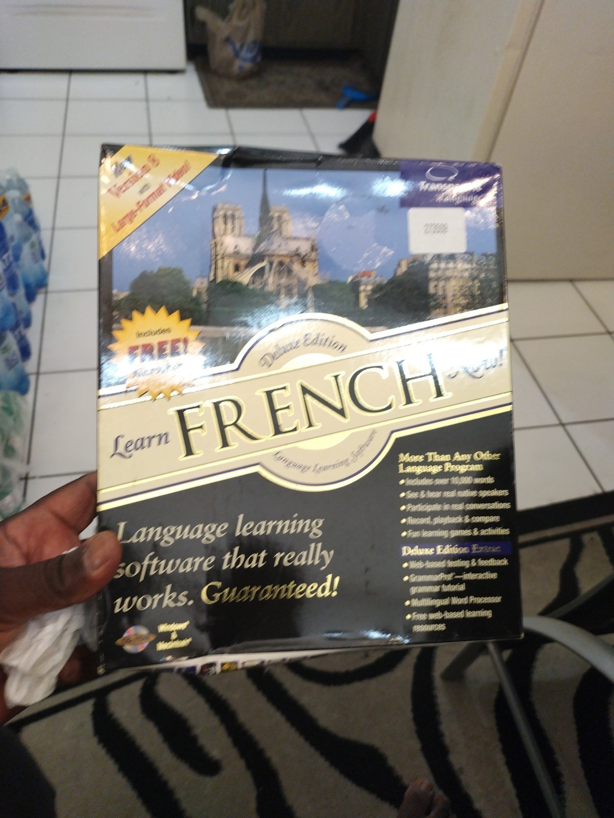 FRENCH Transparent Bonus CD Language Software Installation CD ROM NEW SEALED 