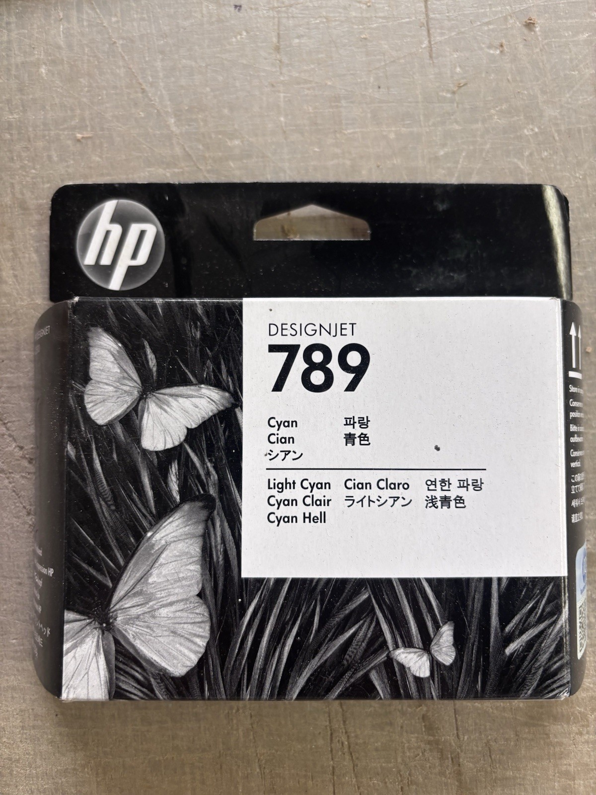 Genuine OEM HP DesignJet 789 CH613A Cyan/Light Cyan Printhead Sealed Exp 2016