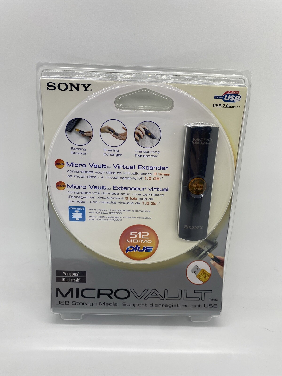 Vintage SONY MICRO VAULT USB 512MB