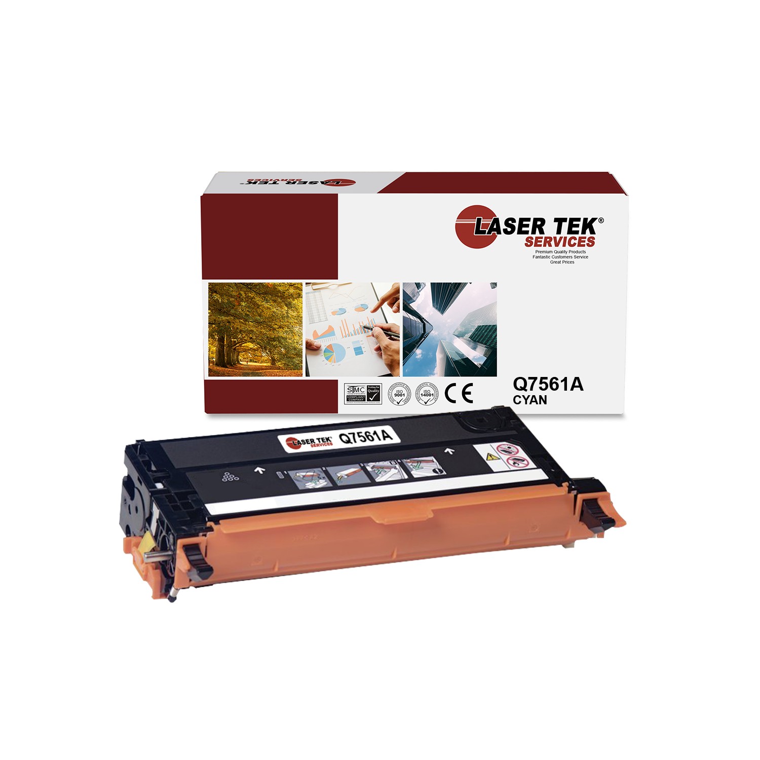 LTS 314A Q7561A Cyan Compatible for HP LaserJet 3000 3000dn 3000n Toner