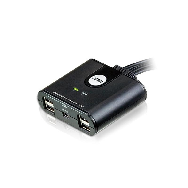 Aten Peripheral Switch 4x4 USB 2.0 4x PC 4x USB 2.0 Ports Remote Port