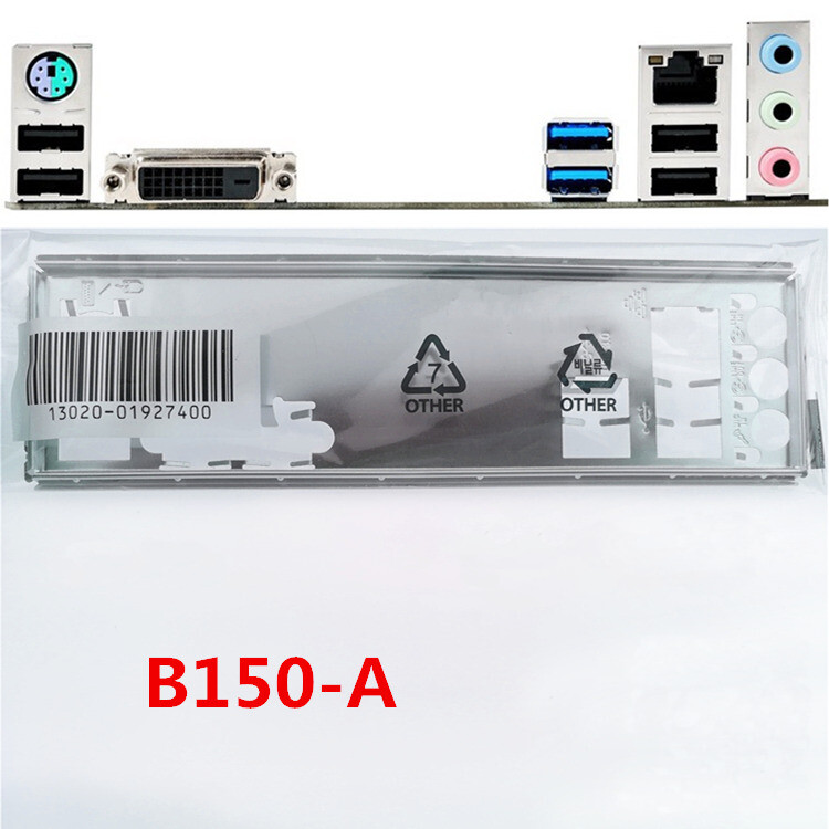 Original For Asus B150-A Shield IO I/O Rear Baffle Backplate Motherboard