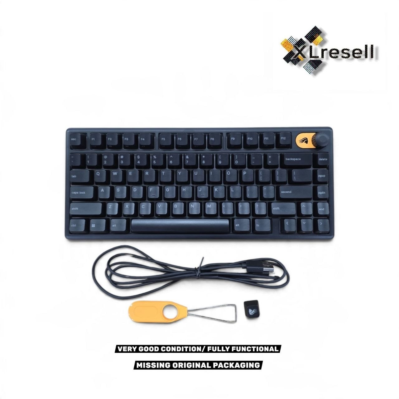 Glorious - GMBK 75% Wired Membrane Gaming Keyboard with Swappable MX-Compatible