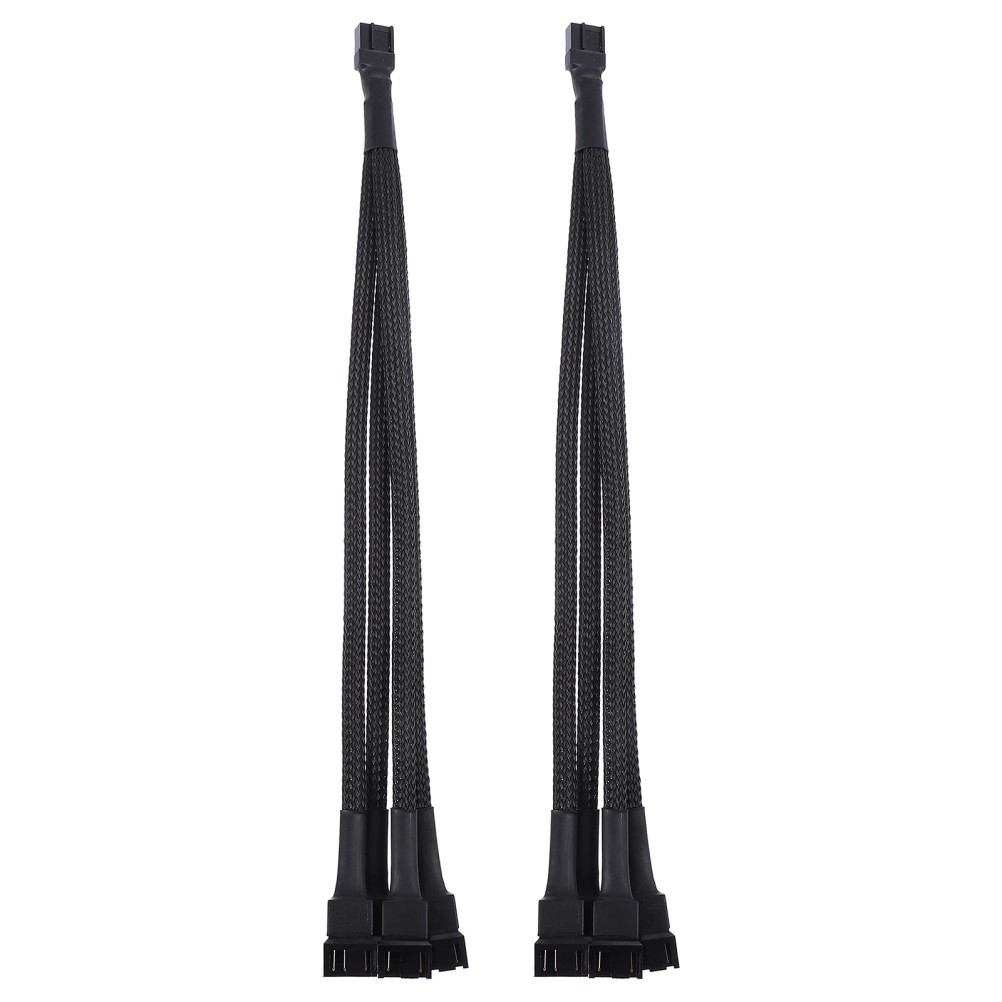 2PCS Converter for Cooling Fan Fan Extension Cable Computer Accessory