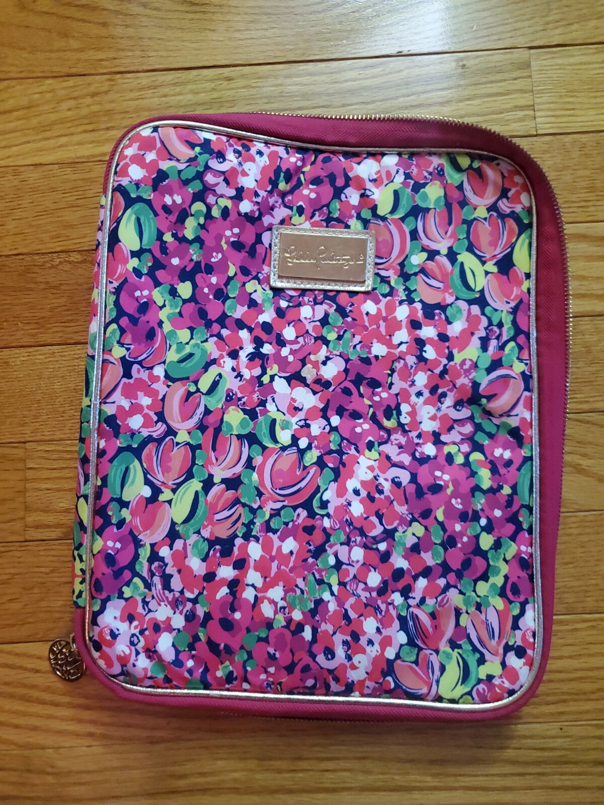 Lilly Pulitzer Laptop iPad Business School Tech Case Sleeve 10 x 12/ EUC 