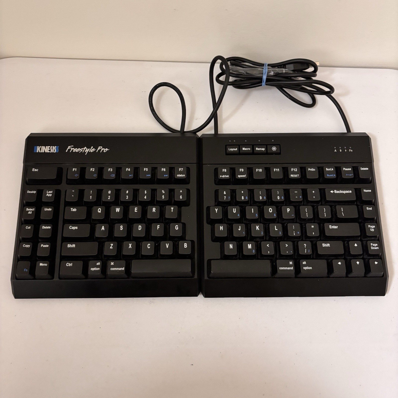 Kinesis Freestyle Pro Split Ergonomic Keyboard USB Wired KB900 - Black