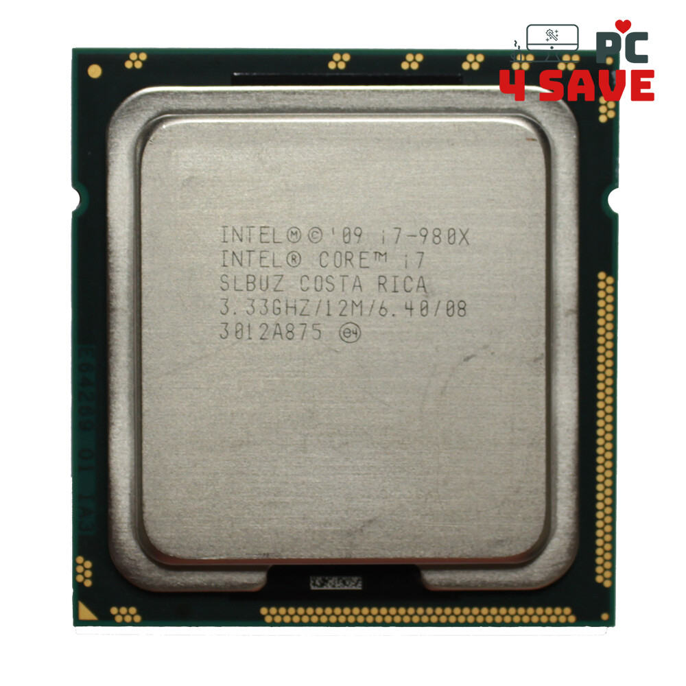 Intel Core i7-980X SLBUZ 3.33GHz 6 Core 12MB LGA 1366 Desktop Processor CPU 130W