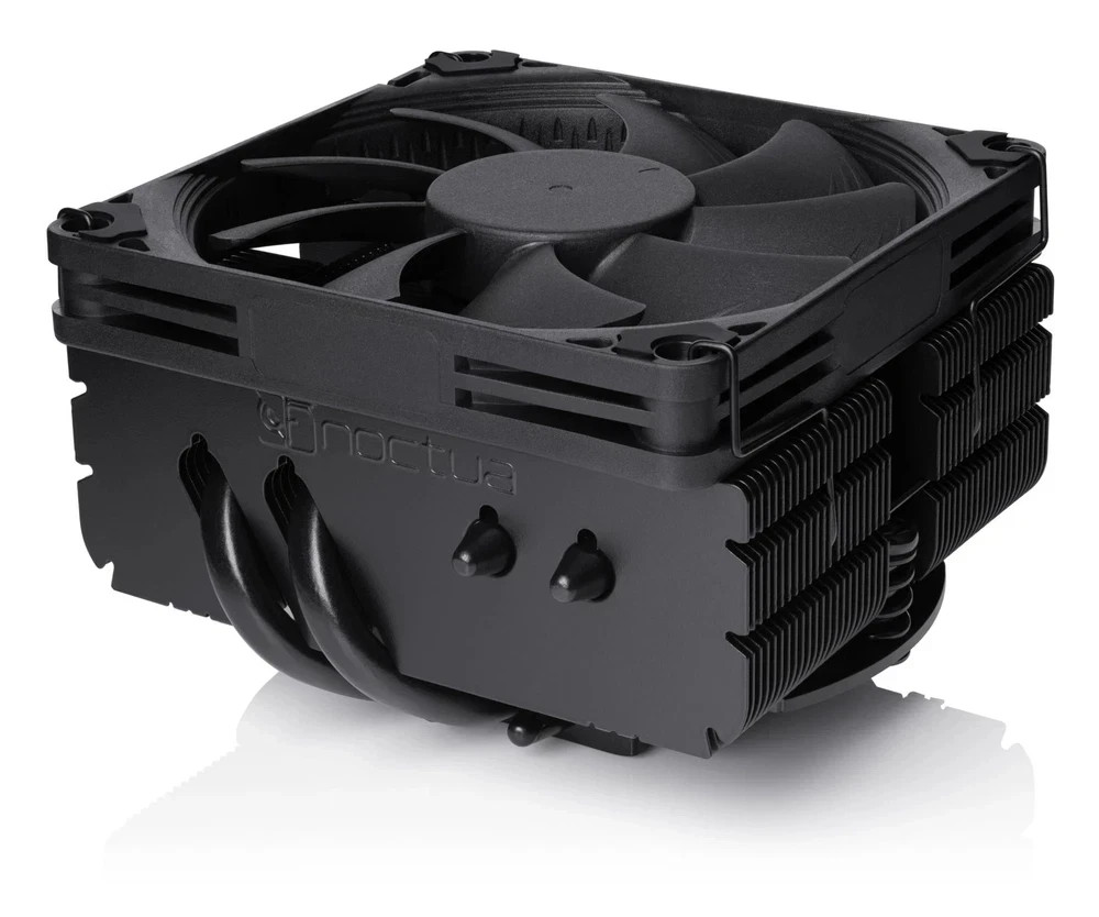 NH-L9x65 chromax.Black, Premium Low-Profile CPU Cooler (65mm, Black)