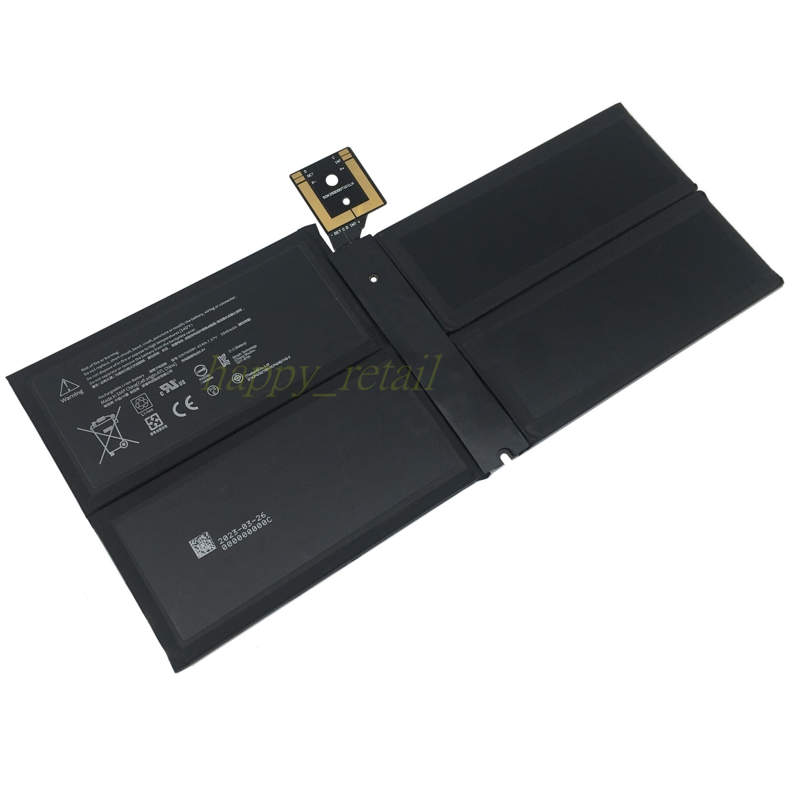 New Battery G3HTA038H For Microsoft Surface Pro 5 Pro 6 1796 (2017 New Pro)