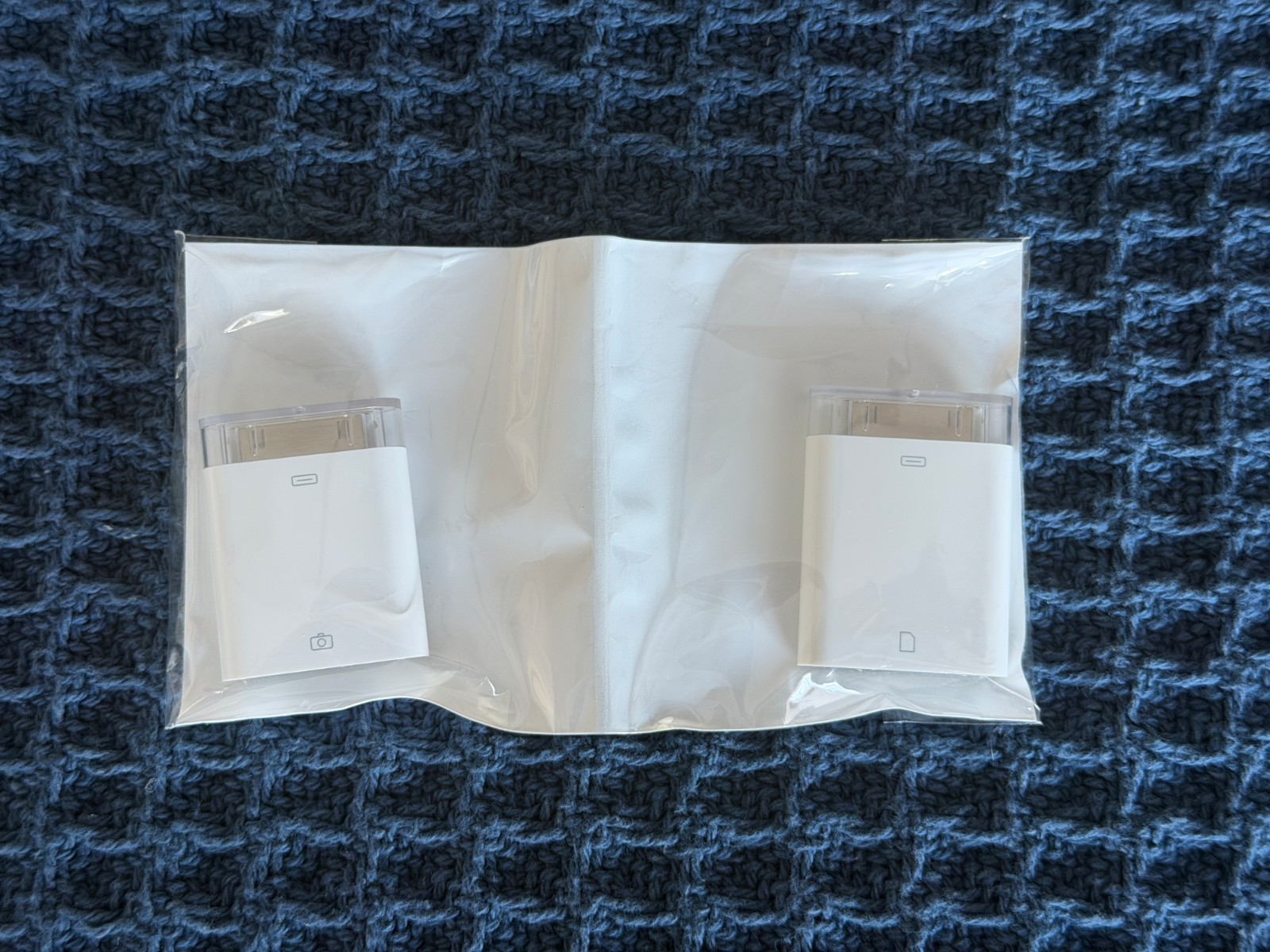 2-Pack 30-Pin iPad Camera Connection Kit USB SD Card Reader Adapter NEW SEALED