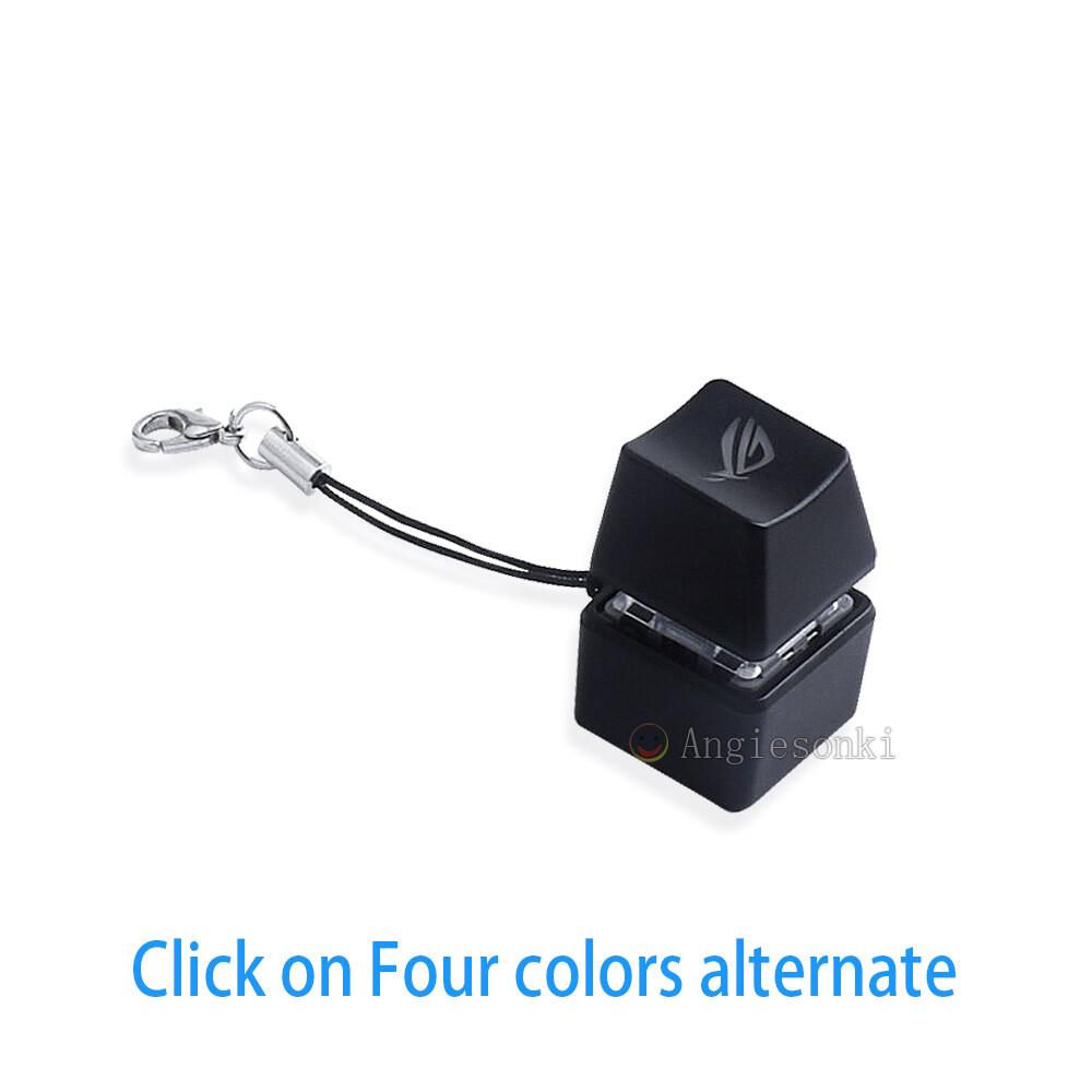 RGB Mechanical Keychain Backlit for Keyboard Switches Tester Kit Without LED 