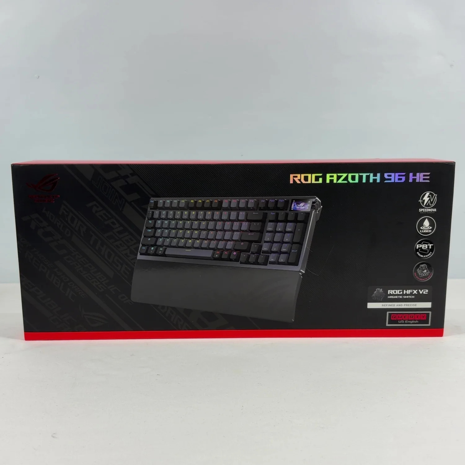 New Asus Azoth 96 HE Wired Keyboard Black 90MP040H-BKAA20 