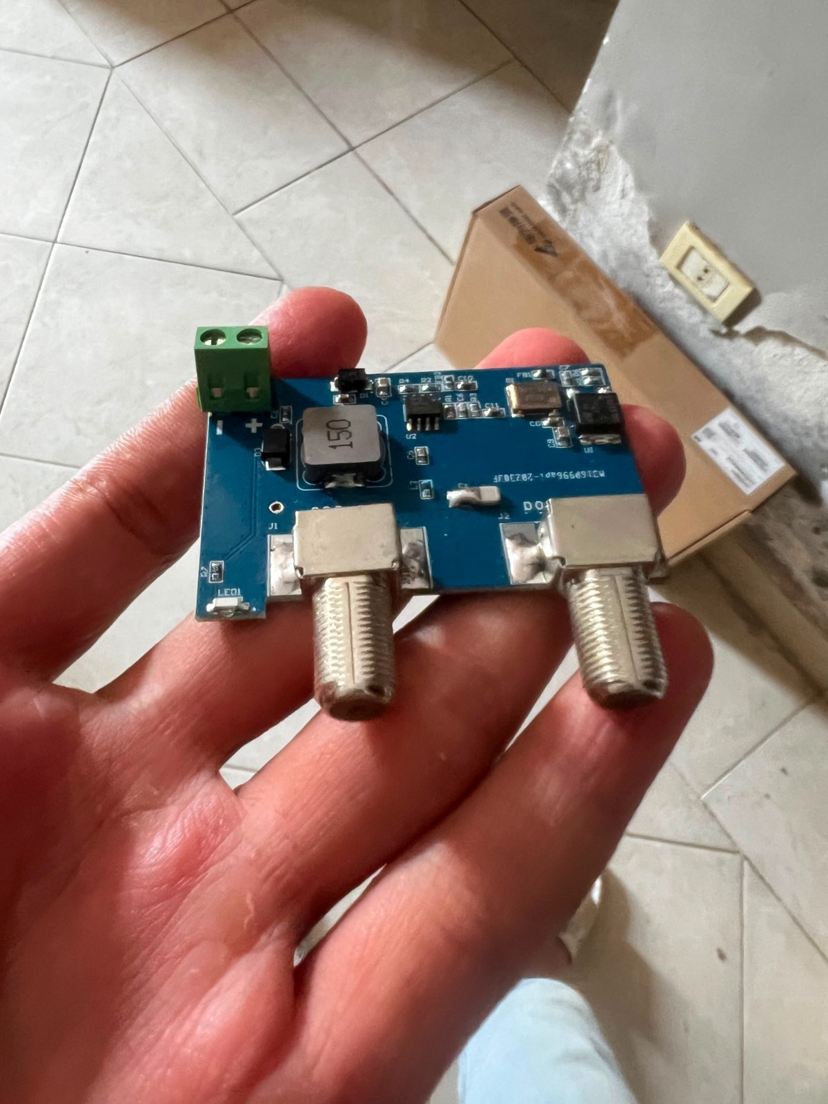 DC Power Injector for BUC with 10MHz Reference Bias-T for BUC NEW