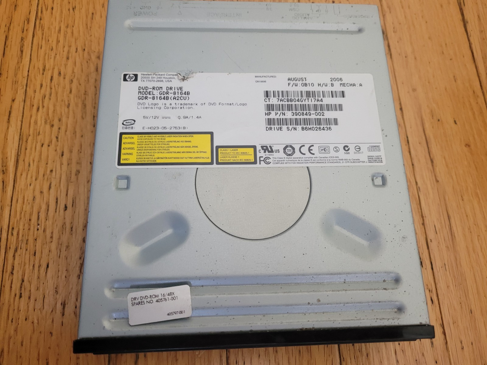 HP GDR-8164B (A2CU) DVD-ROM Drive