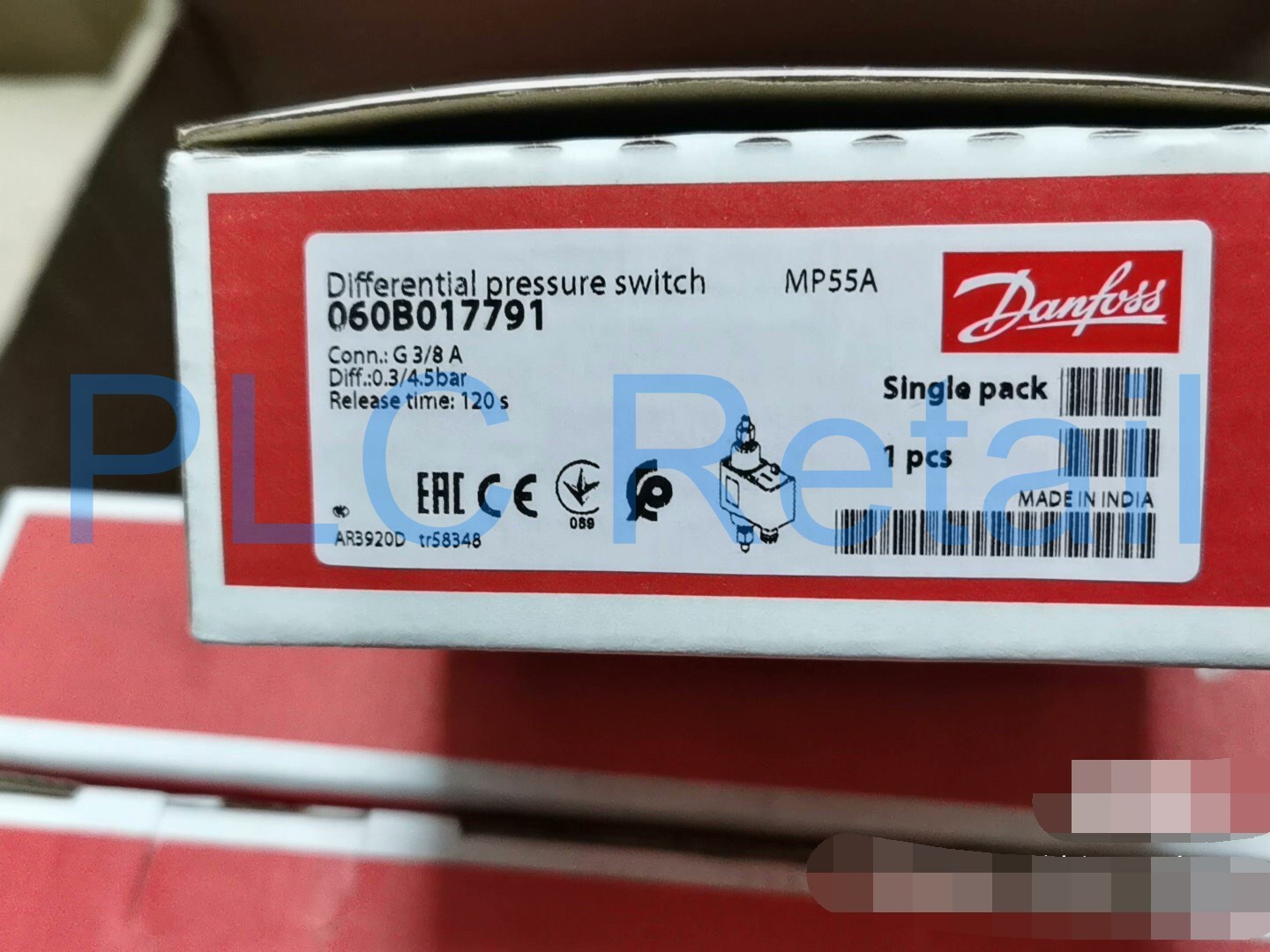 1PCS NEW Danfoss Differential Pressure Controller MP55A 060B017791 FedEx or DHL