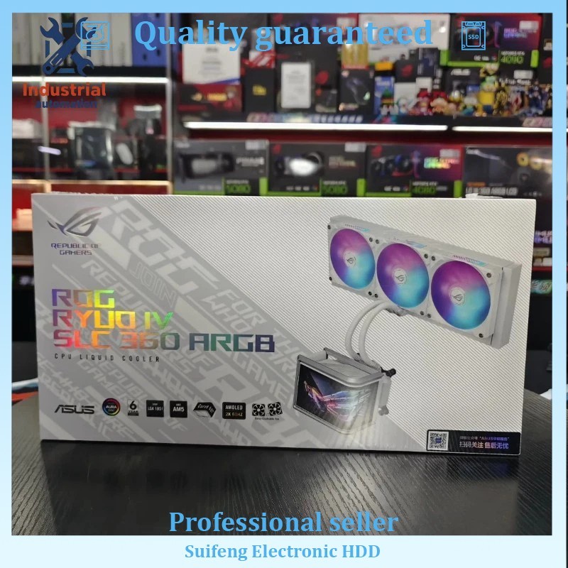 ASUS ROG RYUO IV 360 ARGB AIO Liquid CPU Cooler 360mm Radiator Original