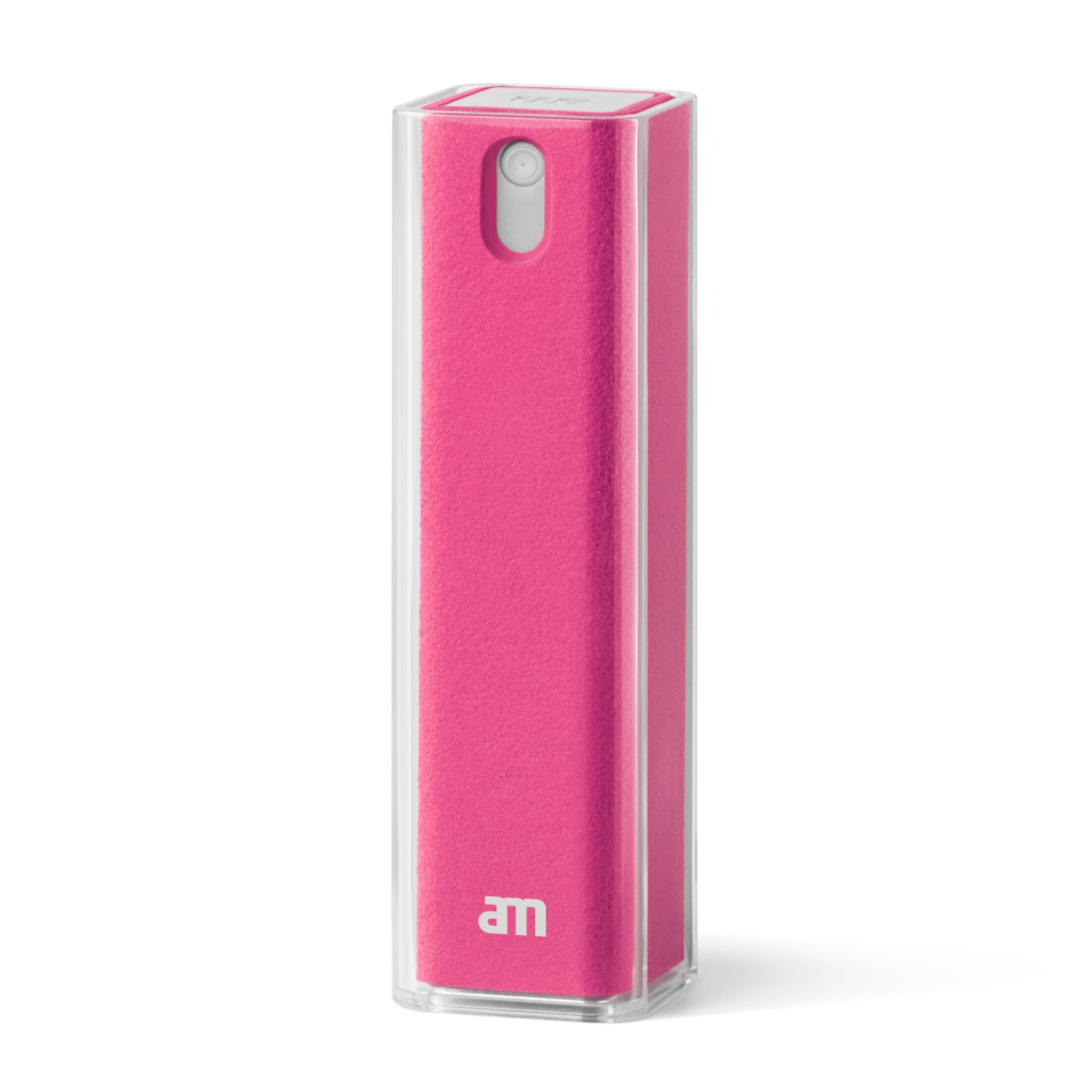 Mist Screen Cleaner Spray with Microfiber Cloth – Alcohol-Free Pink