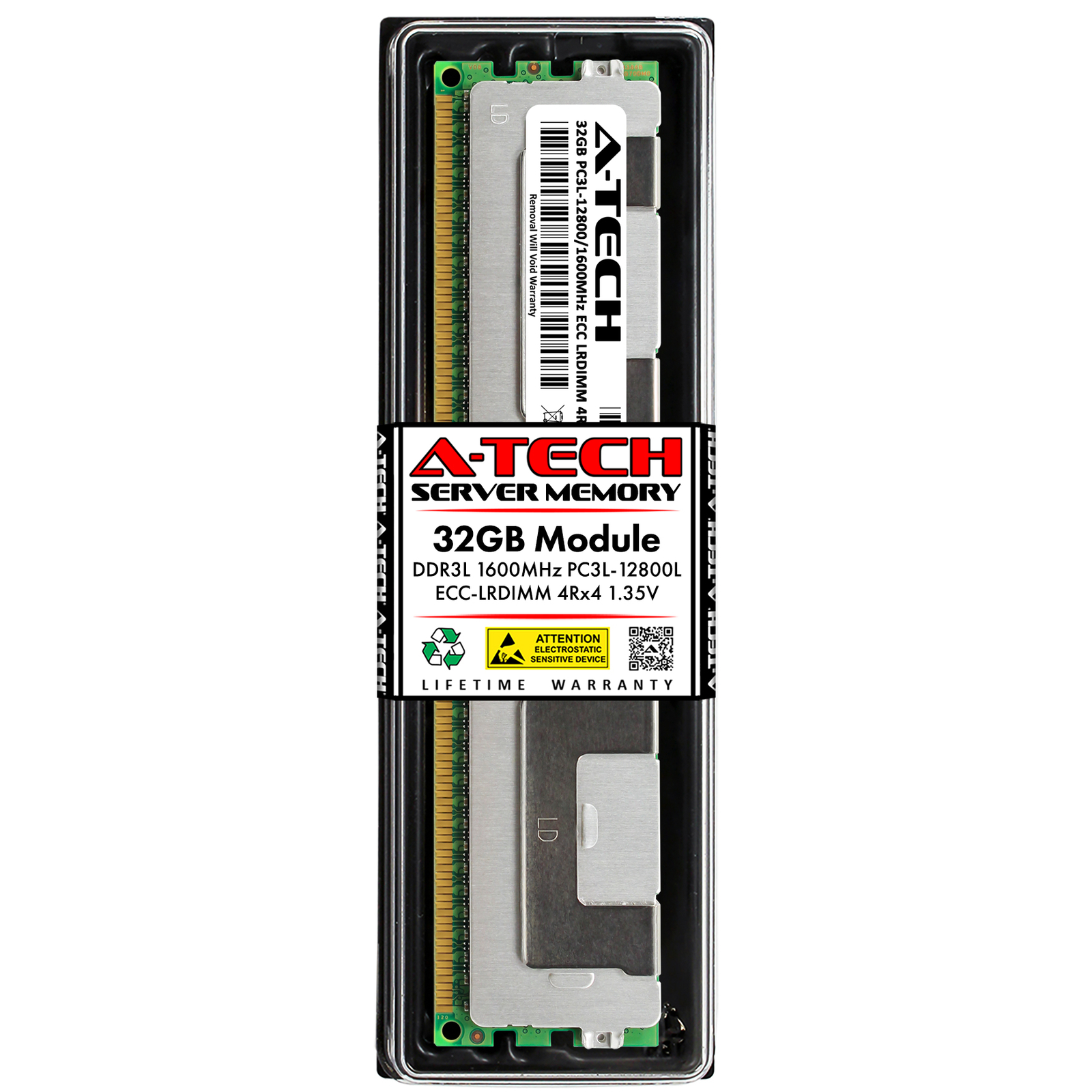 32GB PC3-12800 LRDIMM (Replacement for Micron MT72KSZS4G72LZ-1G6E2A7) Memory RAM