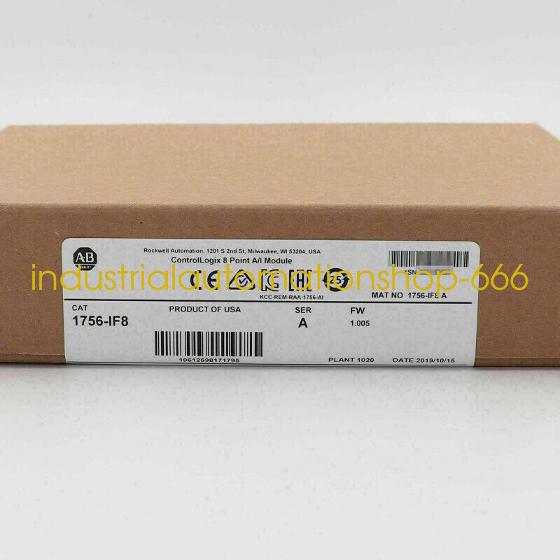 1PC NEW 1756-IF8 ControlLogix 8 Point A/I Module Ser A Via DHL or FedEX