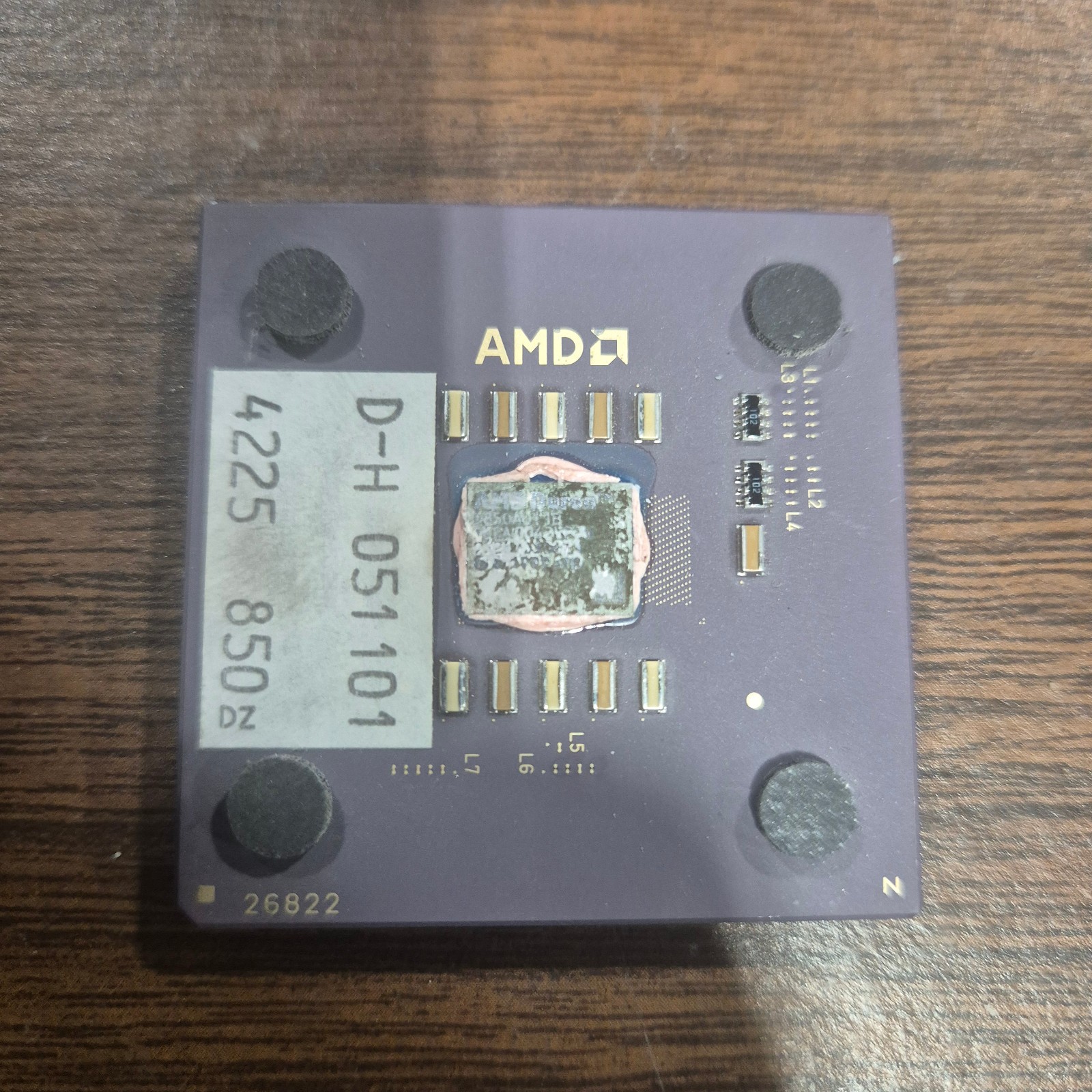 Vintage AMD D850AUT1B 850MHZ DURON CPU PROCESSOR