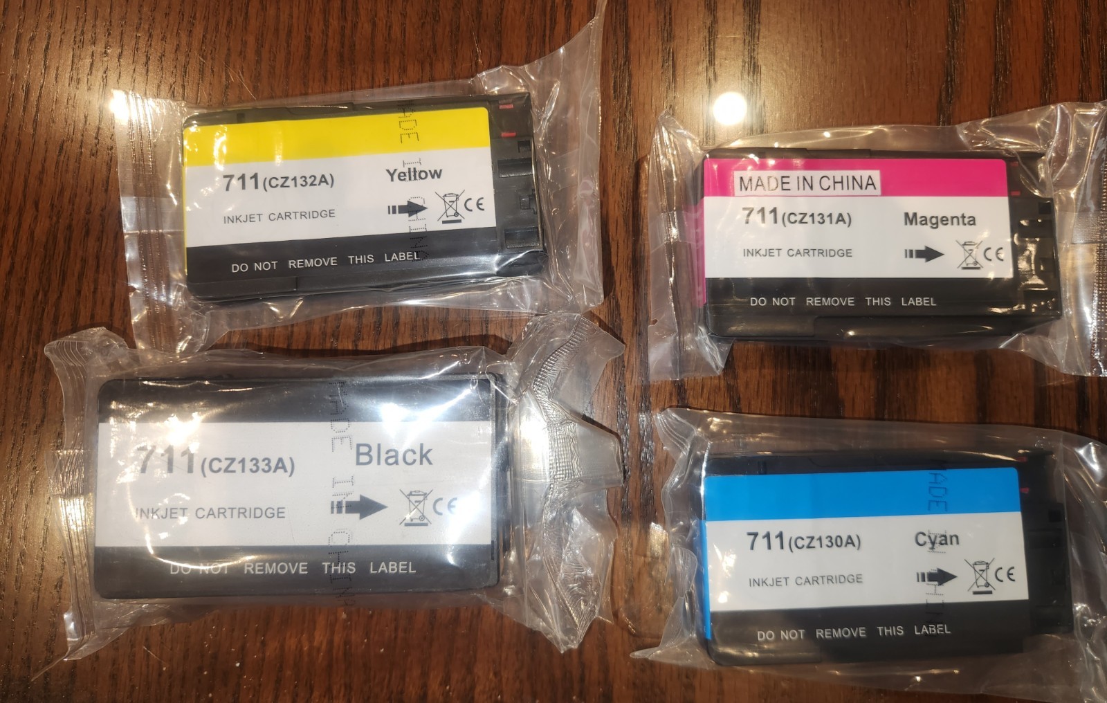 4PK Compatible OSI HP 711 Printer Ink Cartridges for HP DesignJet T120 T520
