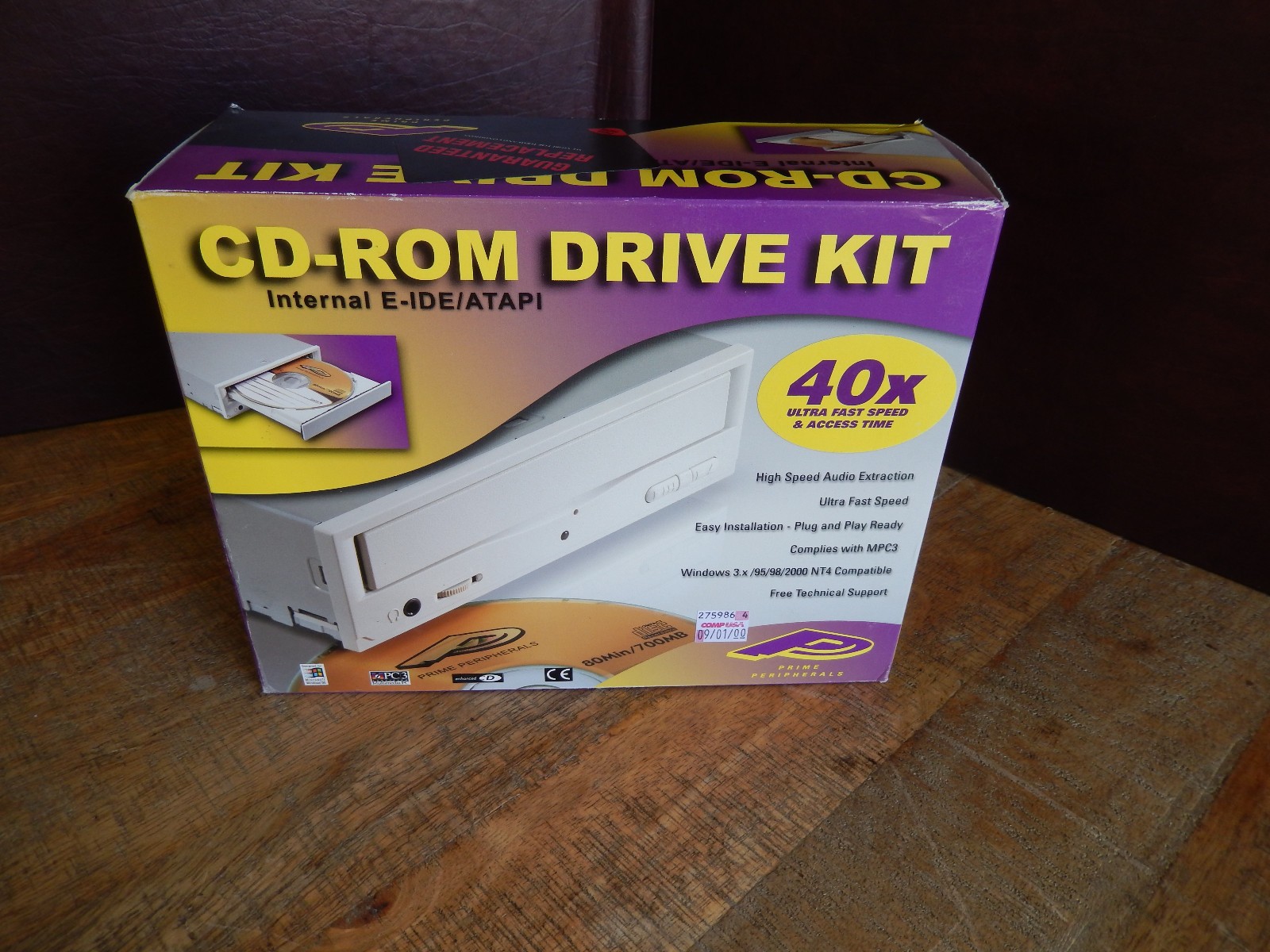 NOS CompUSA 2000 ERA CD-ROM Drive New in Sealed Packaging Vintage Build CD Rom