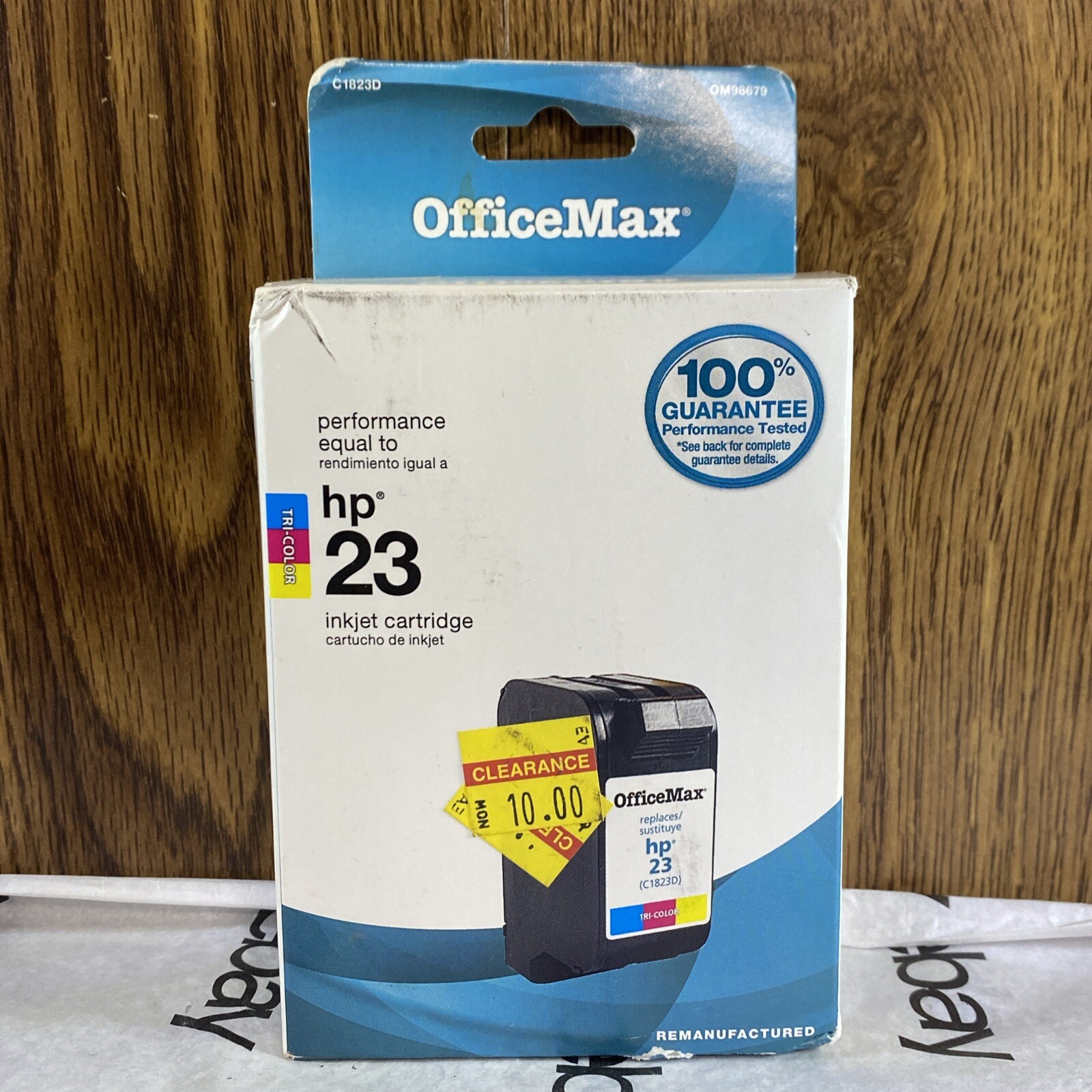 OfficeMax HP 23 Tri Color Ink Cartridge C1823D