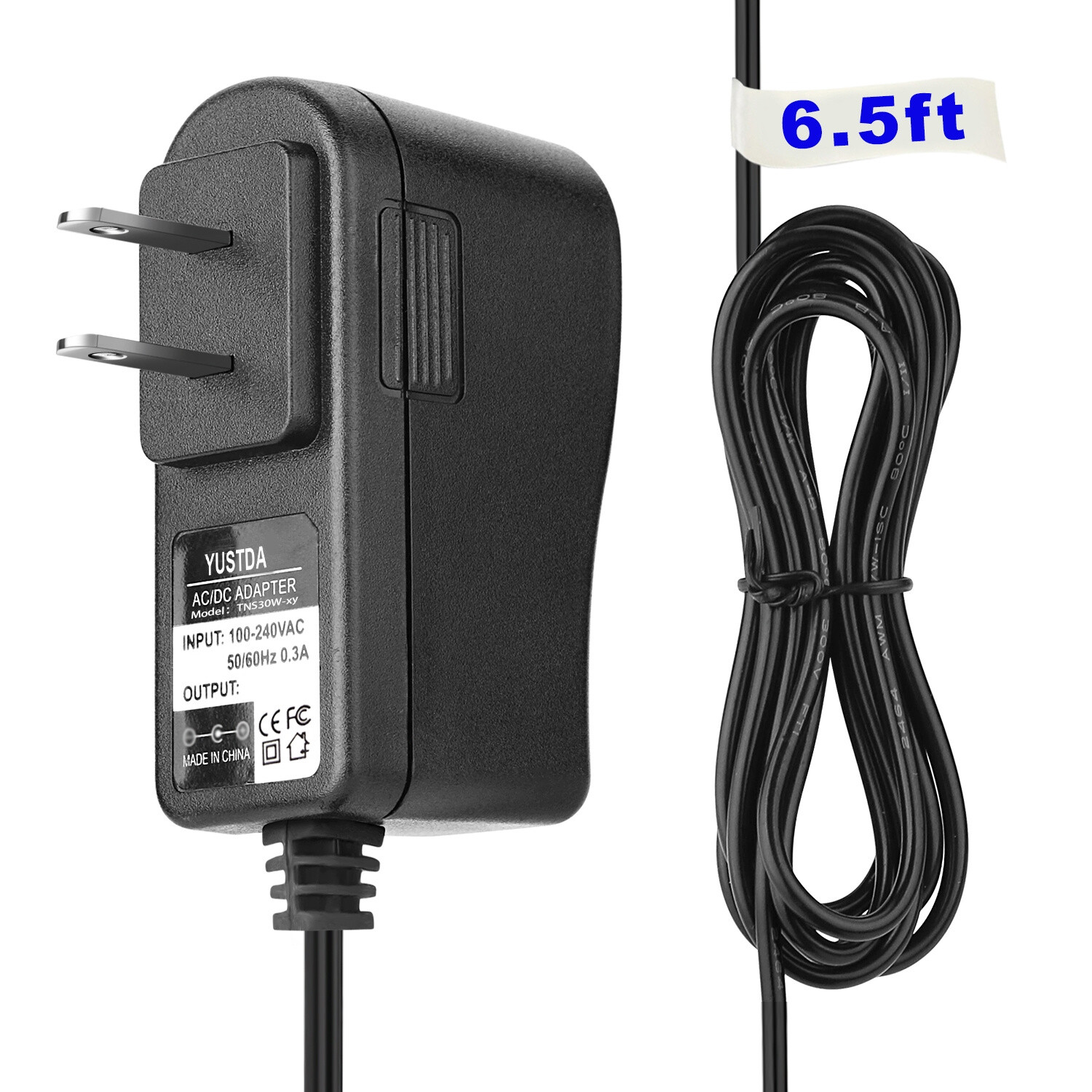 AC/DC Adapter For SHARP EL-1801PIII EL-1801V 2 Color Print 12 Digit Calculator