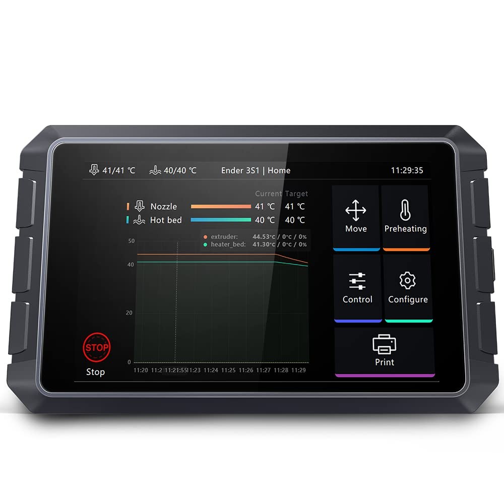 Creality Sonic Pad Klipper, 7 Inch Touch Screen 3D Printer Accessories Smart Pad