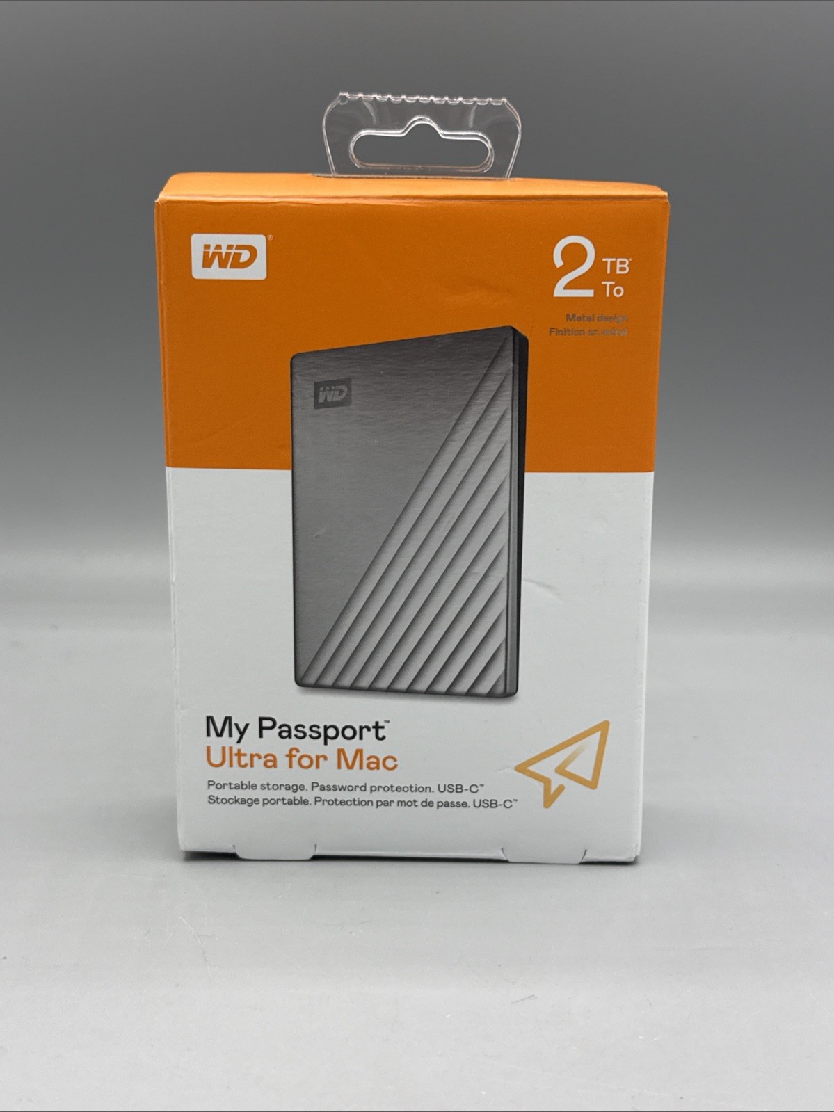 Western Digital My Passport Ultra For Mac 2TB Portable HDD - SILVER