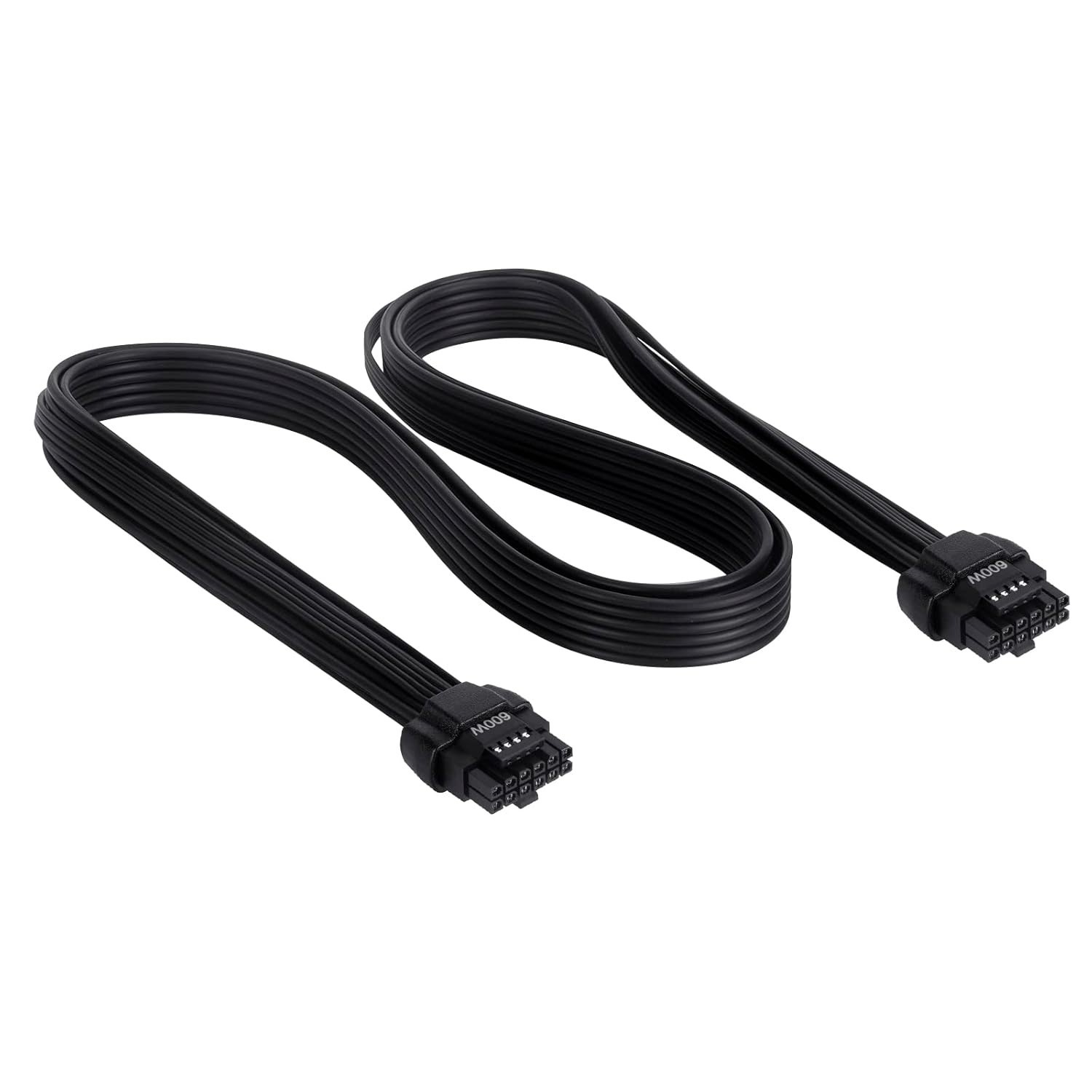 PCIe 5.0 Cable 16AWG ATX 3.0 12VHPWR 600W 16Pin (12+4) Male to Male GPU 29.5"