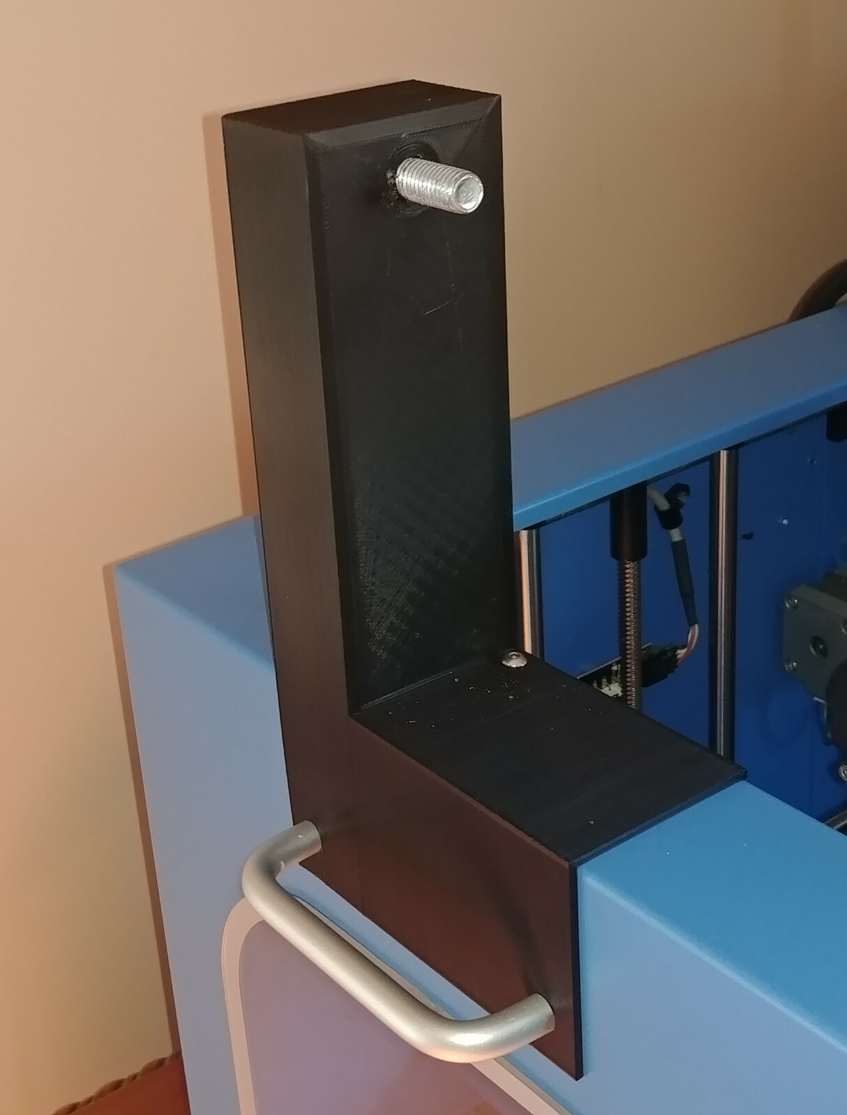 Overhead Filament Holder for QIDI TECH X-One 2  installs in minutes