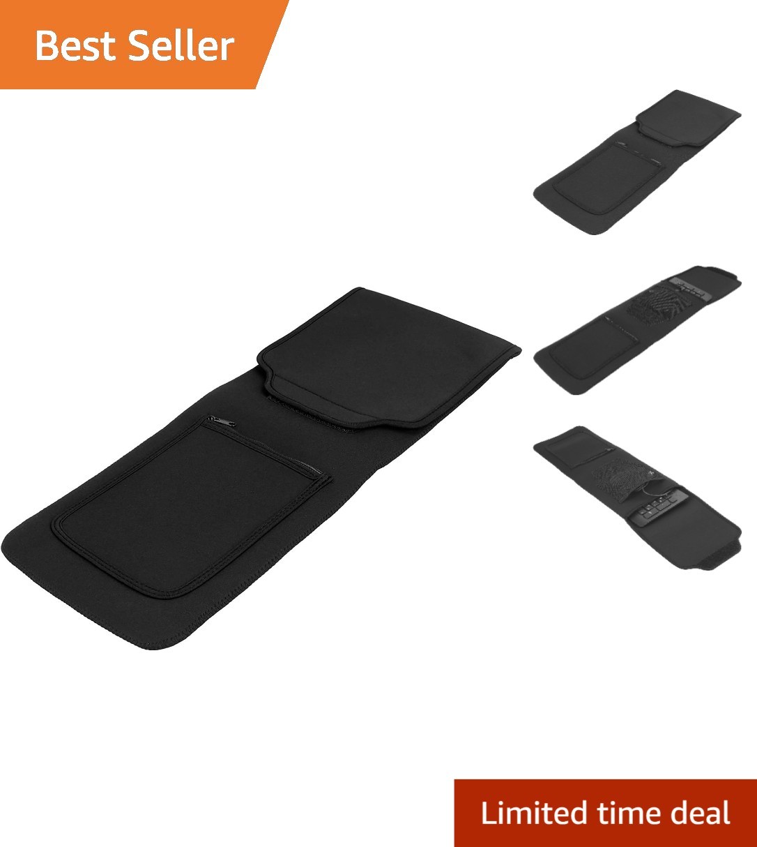 Neoprene Keyboard Sleeve Case up to 18 Inches with Storage for Mouse & Cables
