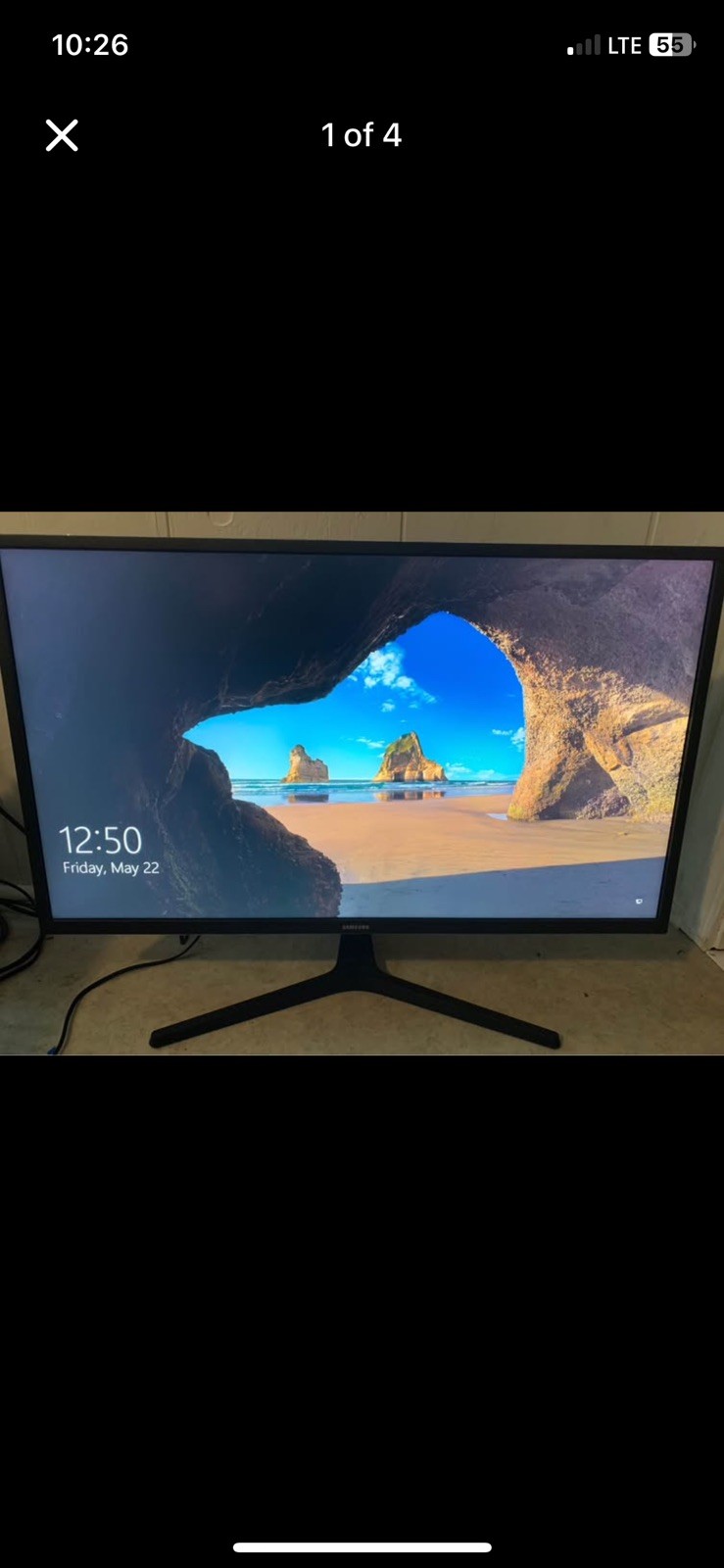 Samsung 32" ViewFinity UJ59 4K UHD AMD FreeSync Monitor 4ms 60Hz LU32J59DUQNXZA