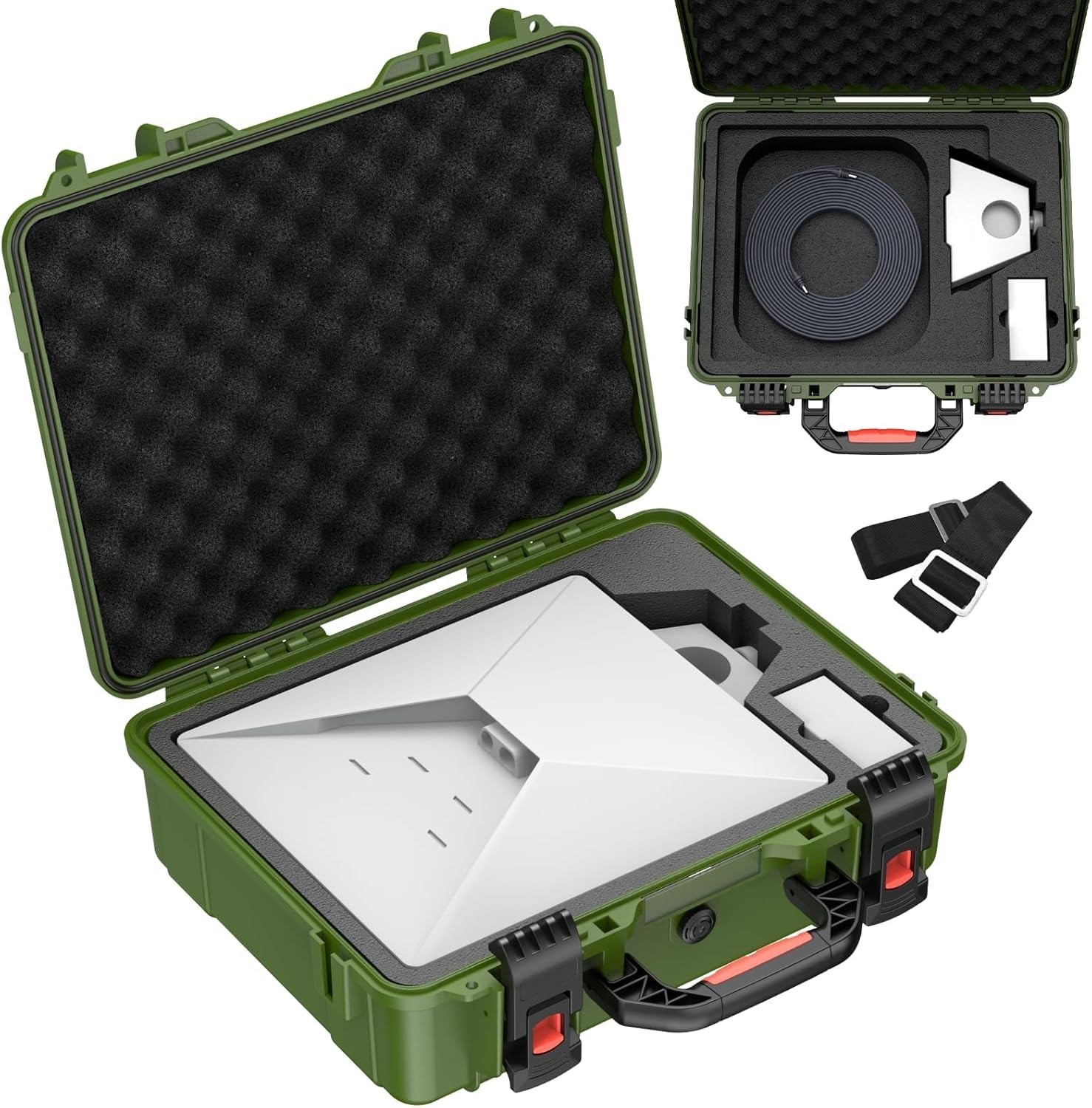 Durable Starlink Mini Hard Case with Shoulder Strap - Perfect for Adventurers