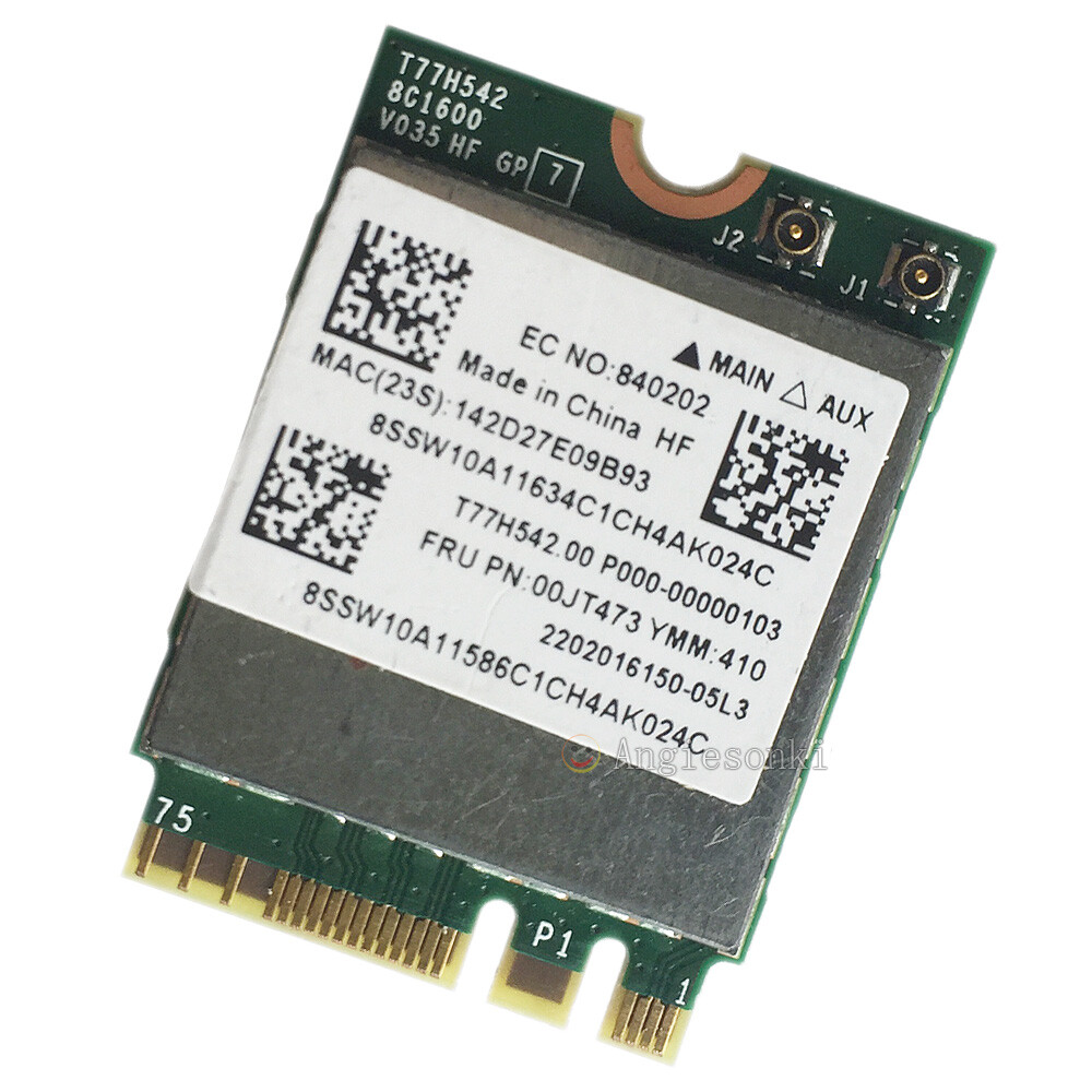 Broadcom BCM943162ZP 00JT473 Wireless N Bluetooth 4.0 NGFF Wifi Card
