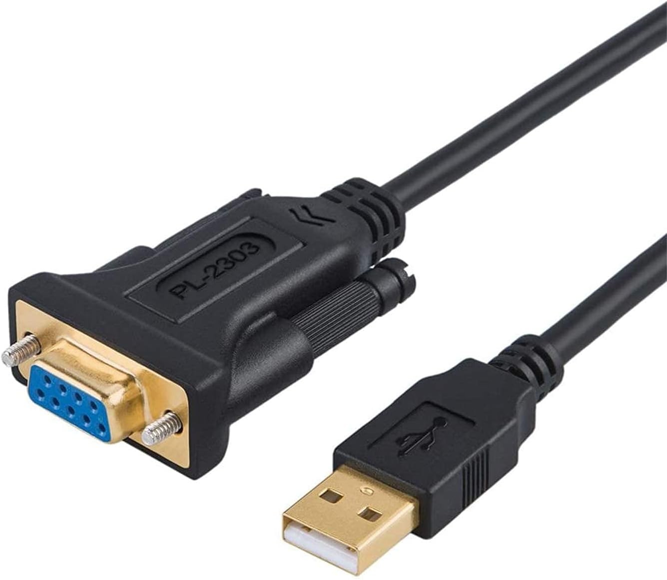 CableCreation USB to RS232 Adapter with PL2303 Chipset, 6.6ft USB 2.0 Male