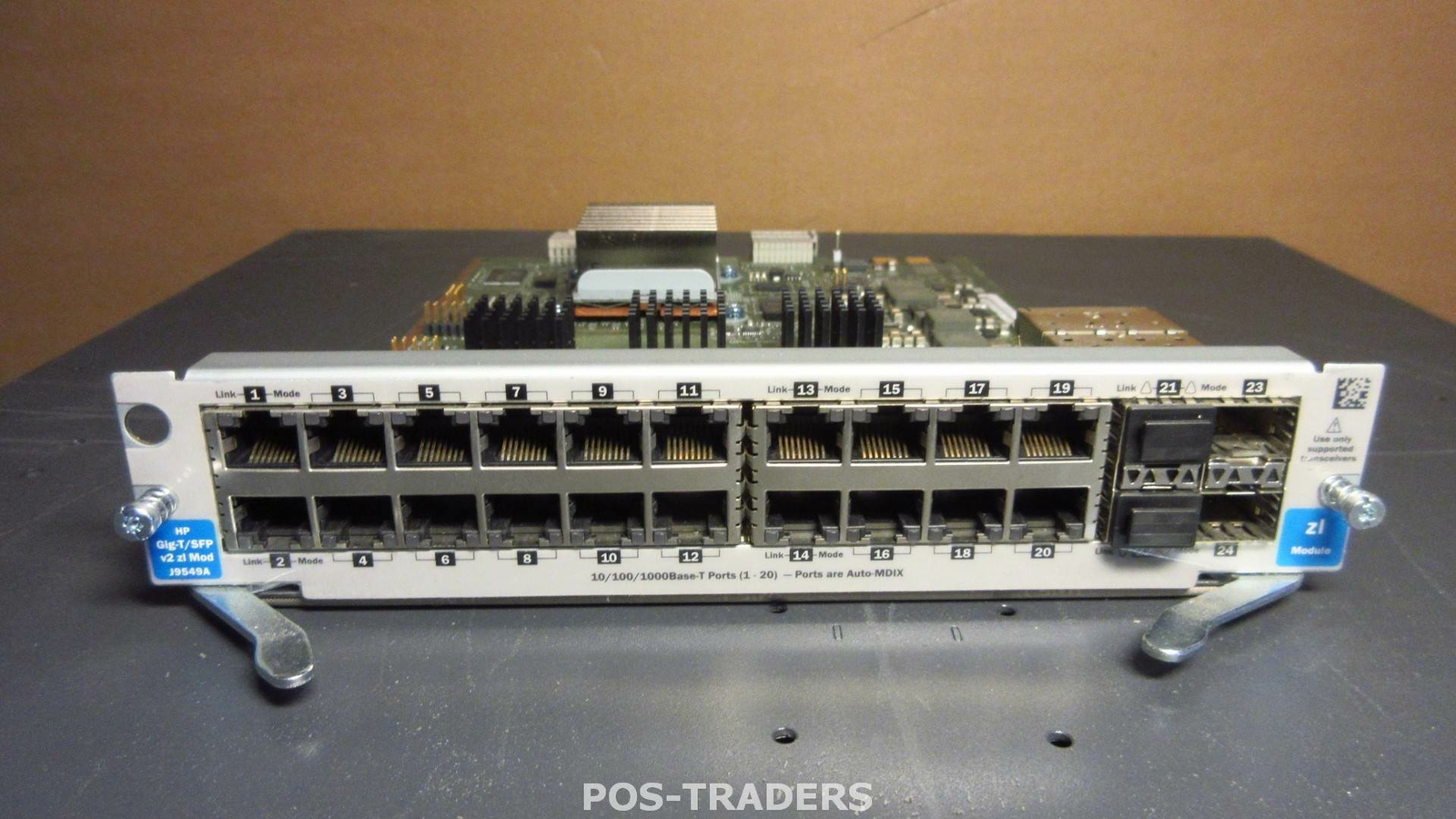 HP J9549A 20-Port Gigabit Ethernet Module + 4X SFP Ports - FROM HP J9477A
