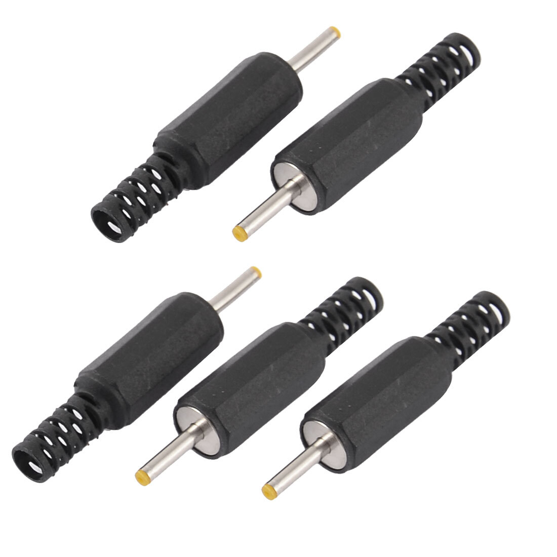 5pcs 2.5mm x 0.7mm Solder DC Power Cable Socket Male Jack Connector Adapter