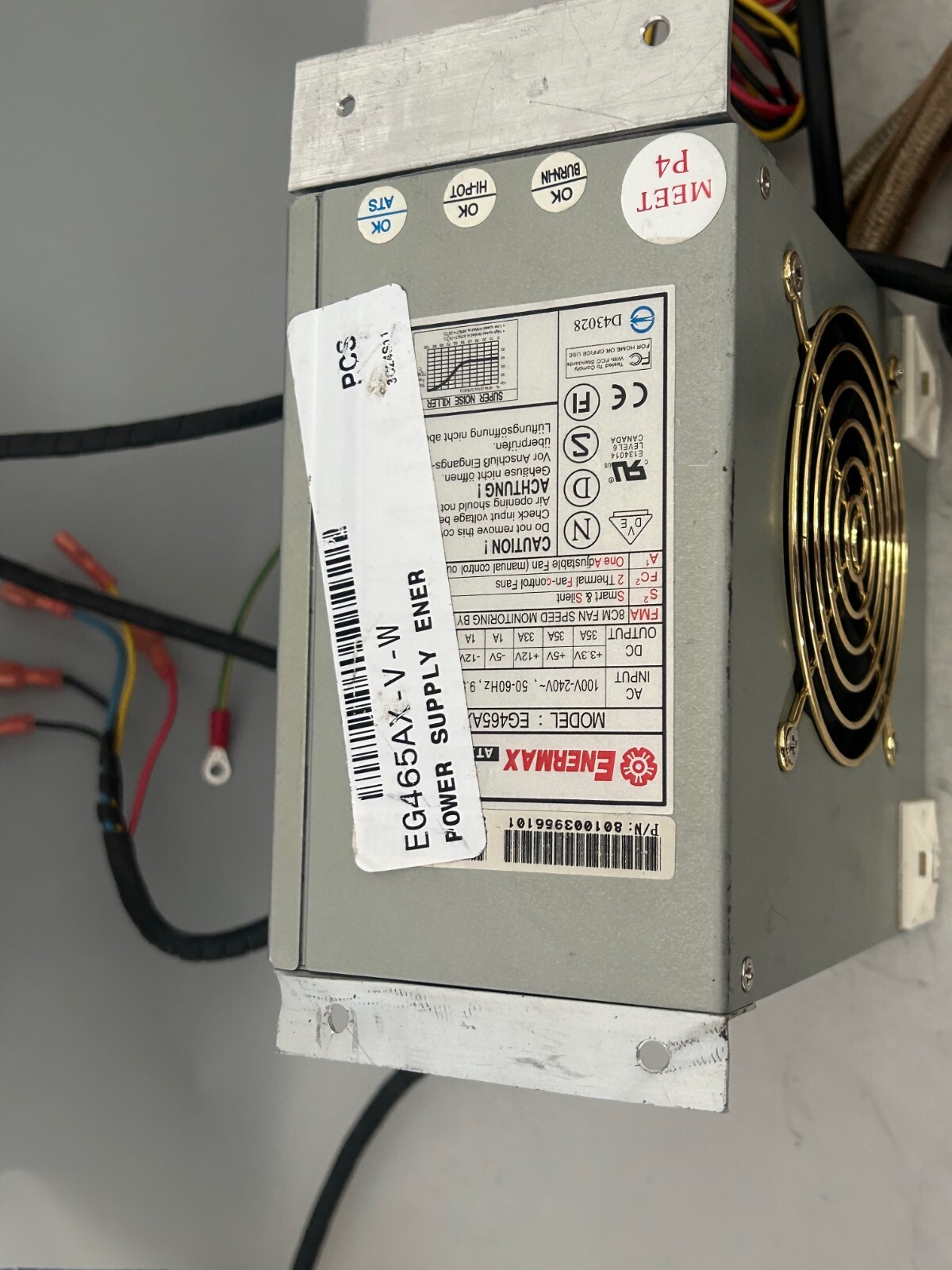 ENERMAX EG465AX-V-W Pre Owned