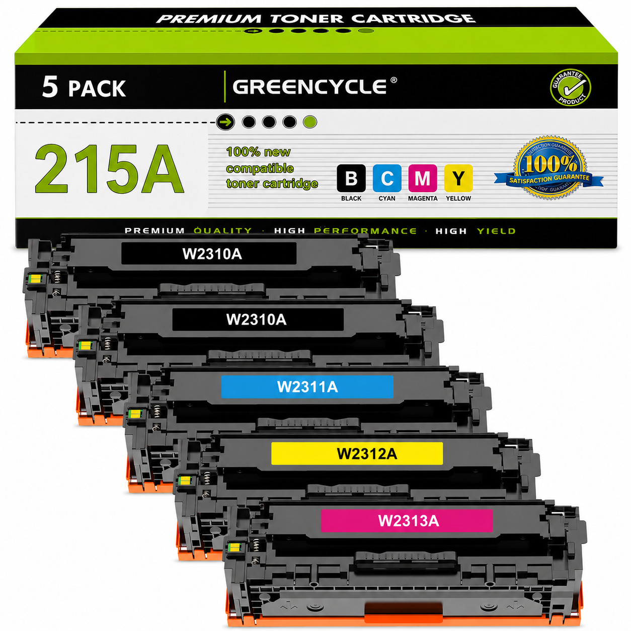 HP 215A Color Toner W2310A Compatible For HP Pro M155 M182nw M183fw MFP Chip