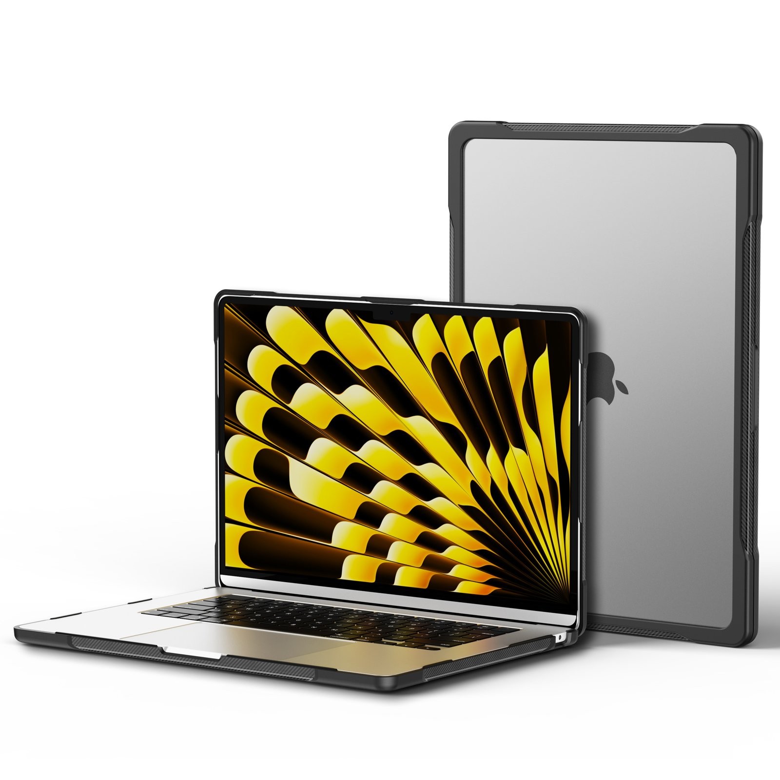 TPU+PC Shockproof Hard Shell Case Cover for MacBook Air 15 Inch M2/M3/M4/M5