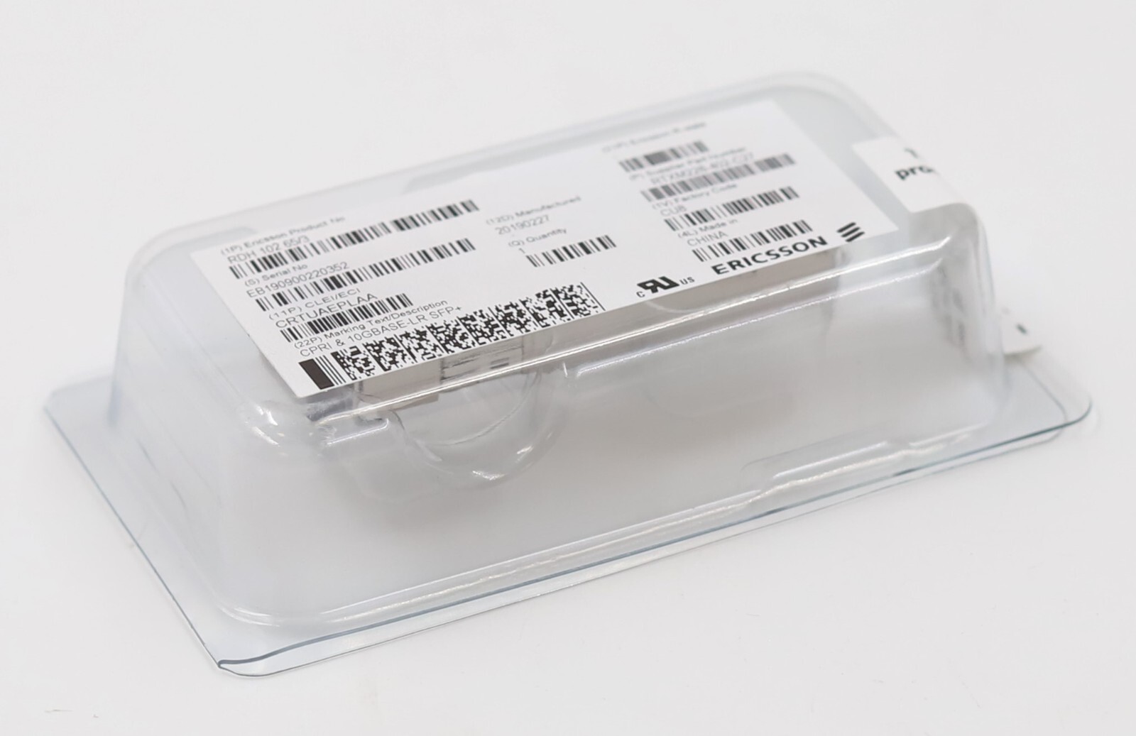 Ericsson CPRI & 10BASE-LR SFP+ Transceiver Module P/N: RTXM228-402-C27 Brand New