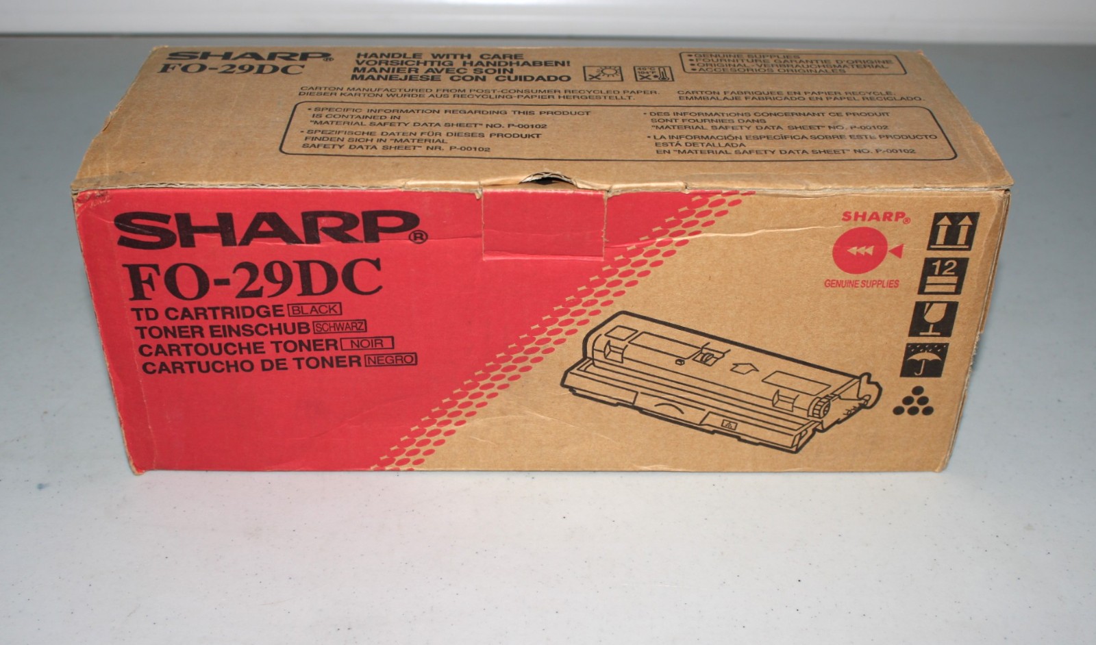 New NOS Sharp Genuine Original FO-29DC Toner Cartridge