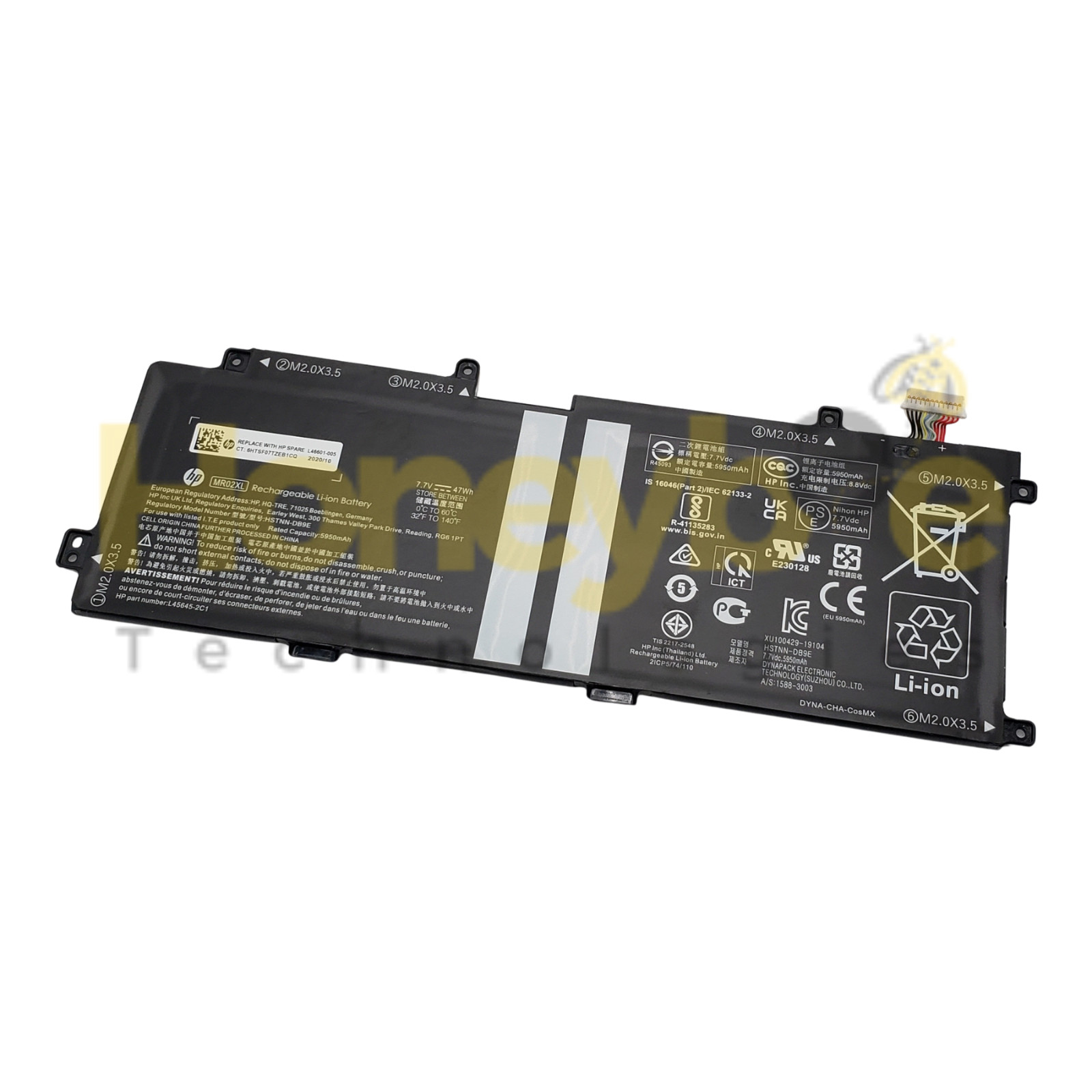 GENUINE OEM HP ELITE X2 G4 TABLET 2CELL 47WHR BATTERY MR02XL L46601-005