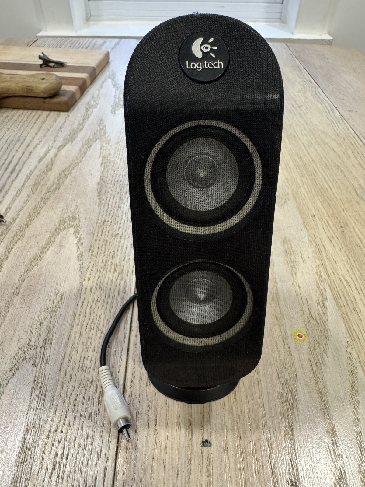 Logitech X-530 5.1 Replacement Front Left Channel Speaker (White Connector)