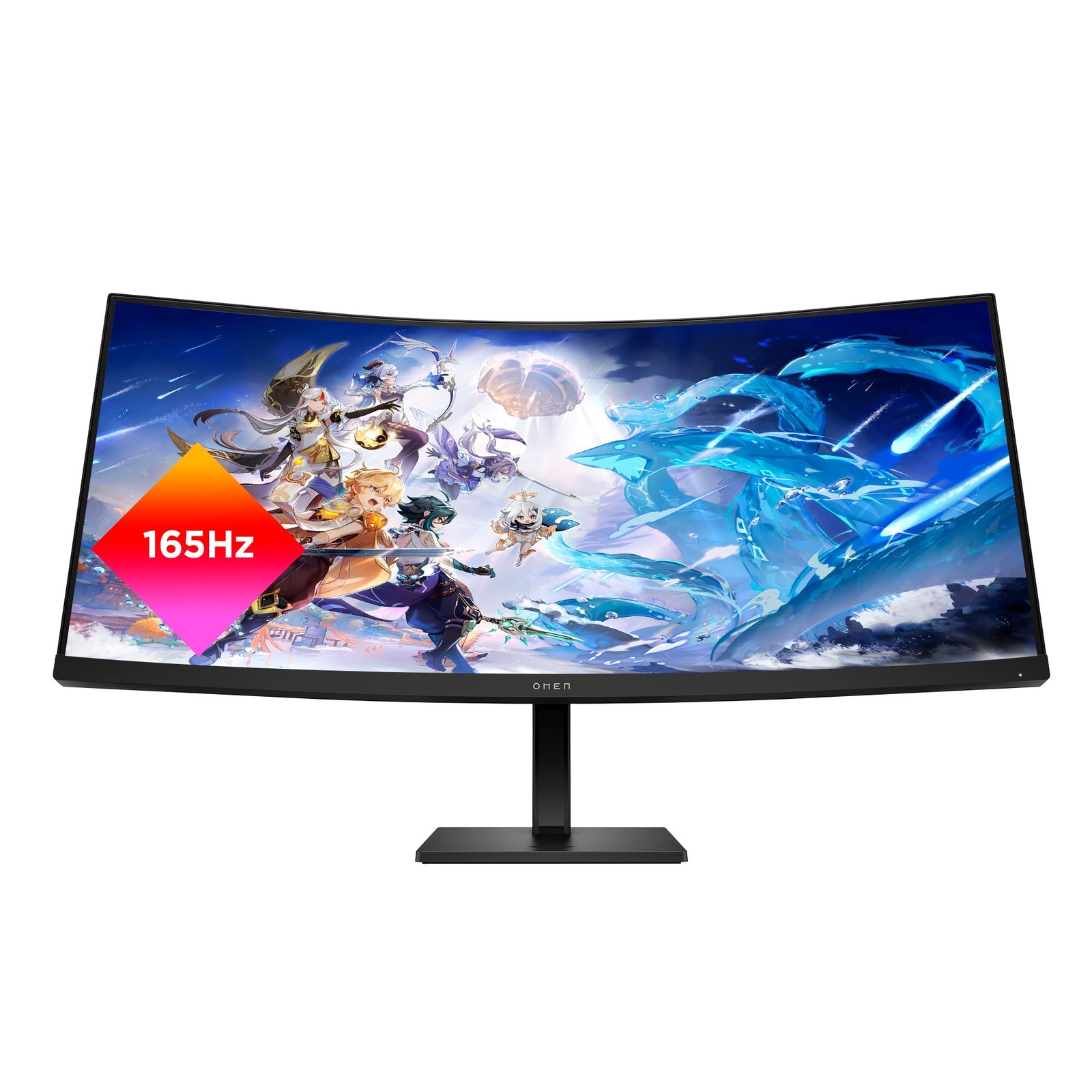HP OMEN 34c Curved Gaming Monitor, 34 Inch Ultrawide WQHD 3440 x 1440, 165Hz